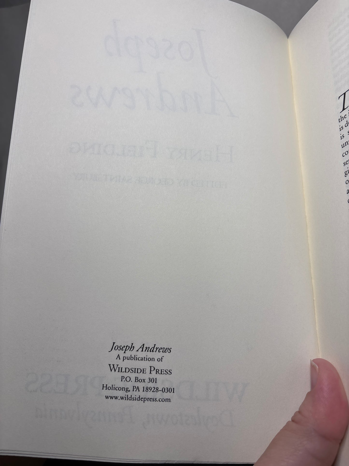 Joseph Andrews by Henry Fielding | Classic 18th Century Fiction