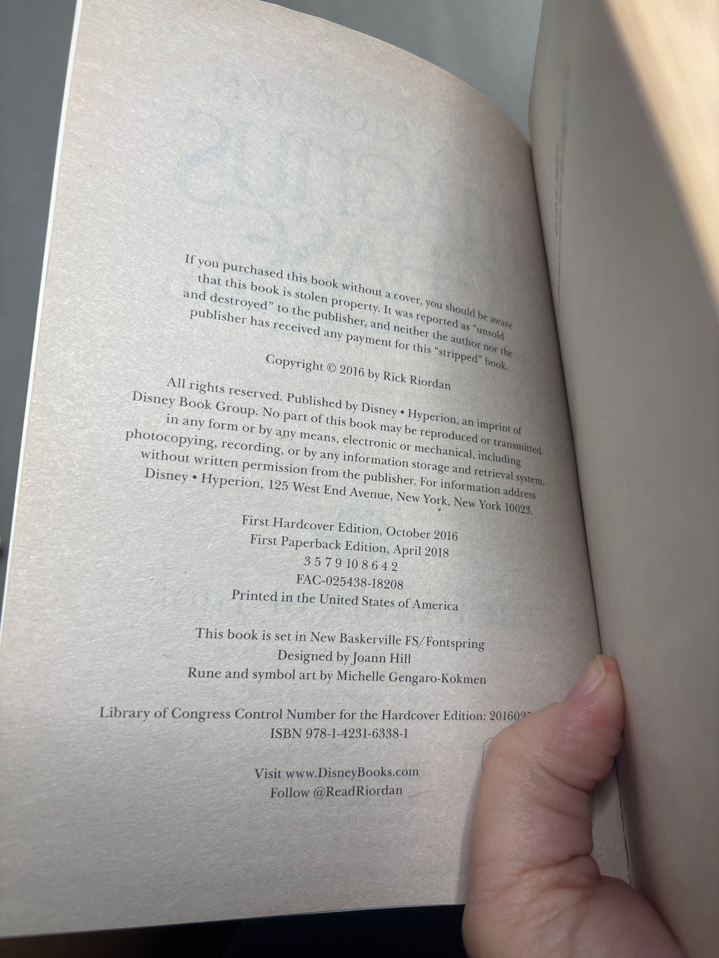 The Hammer of Thor by Rick Riordan (Magnus Chase and the Gods of Asgard #2) | Young Adult Fantasy