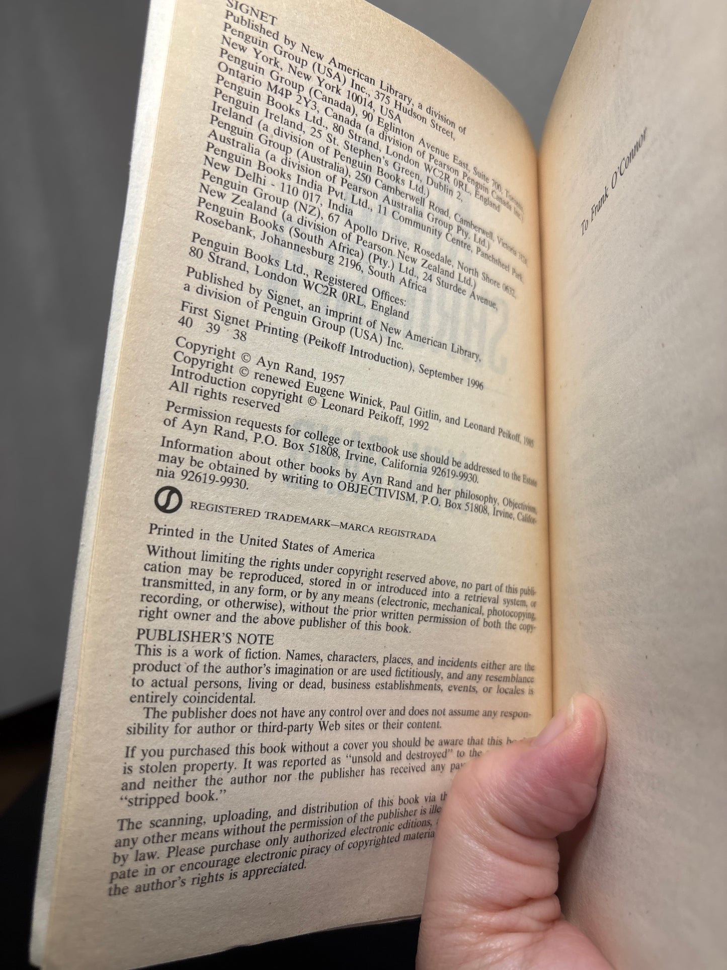 Atlas Shrugged by Ayn Rand