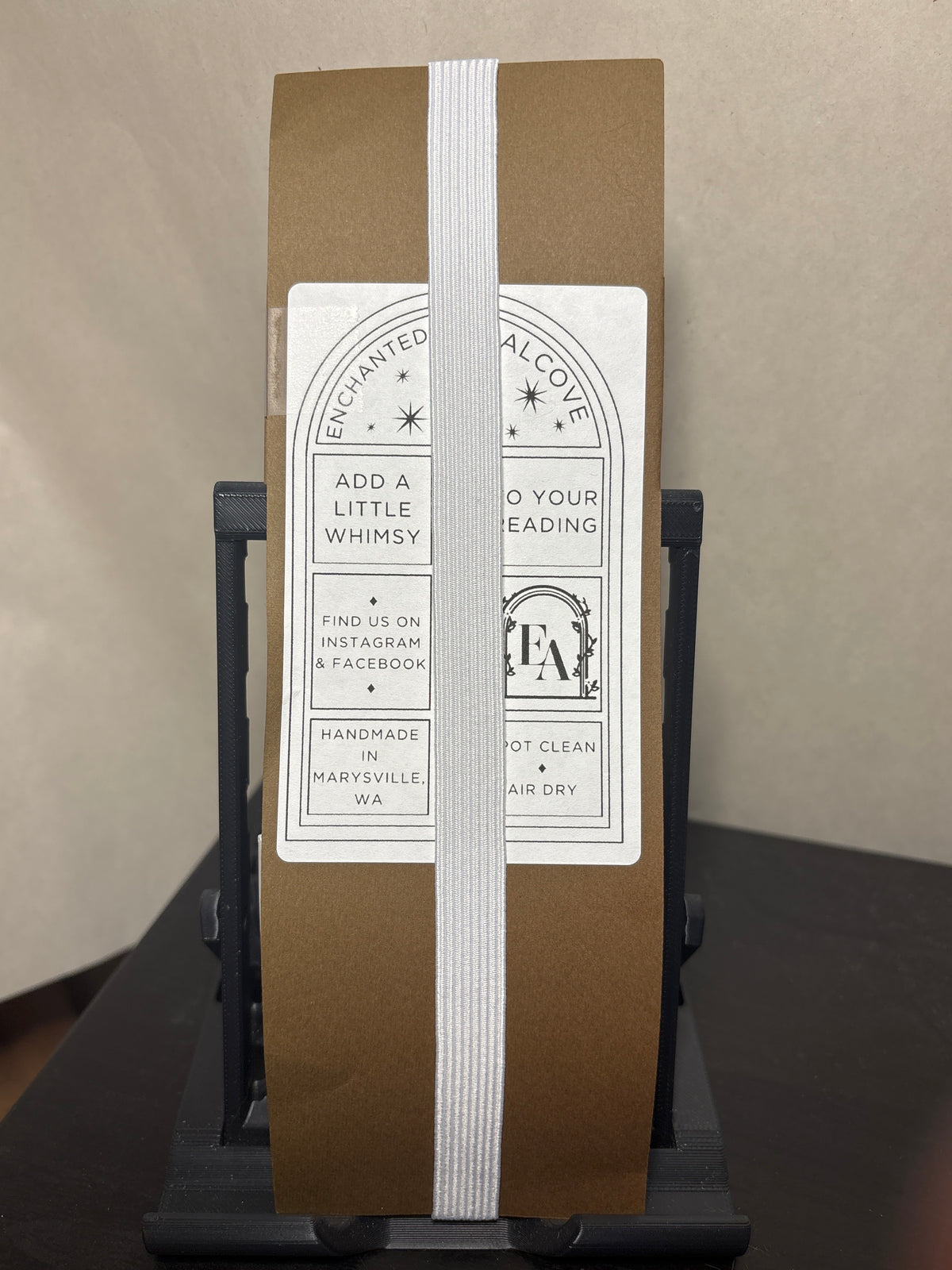 Bookmark & Pen Holder by Enchanted Alcove | Blue Stars Handmade Cloth