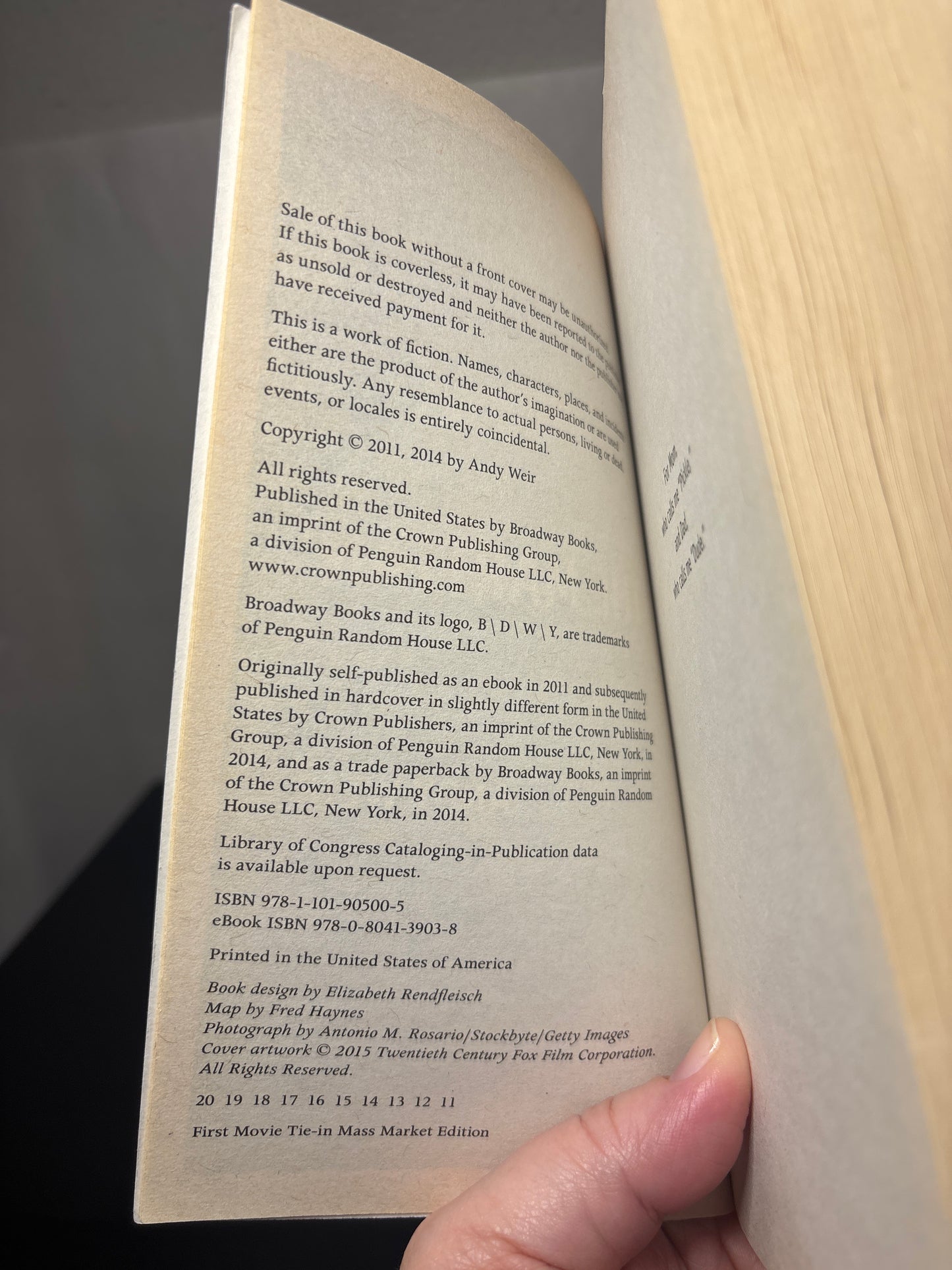 The Martian by Andy Weir | From the Movie
