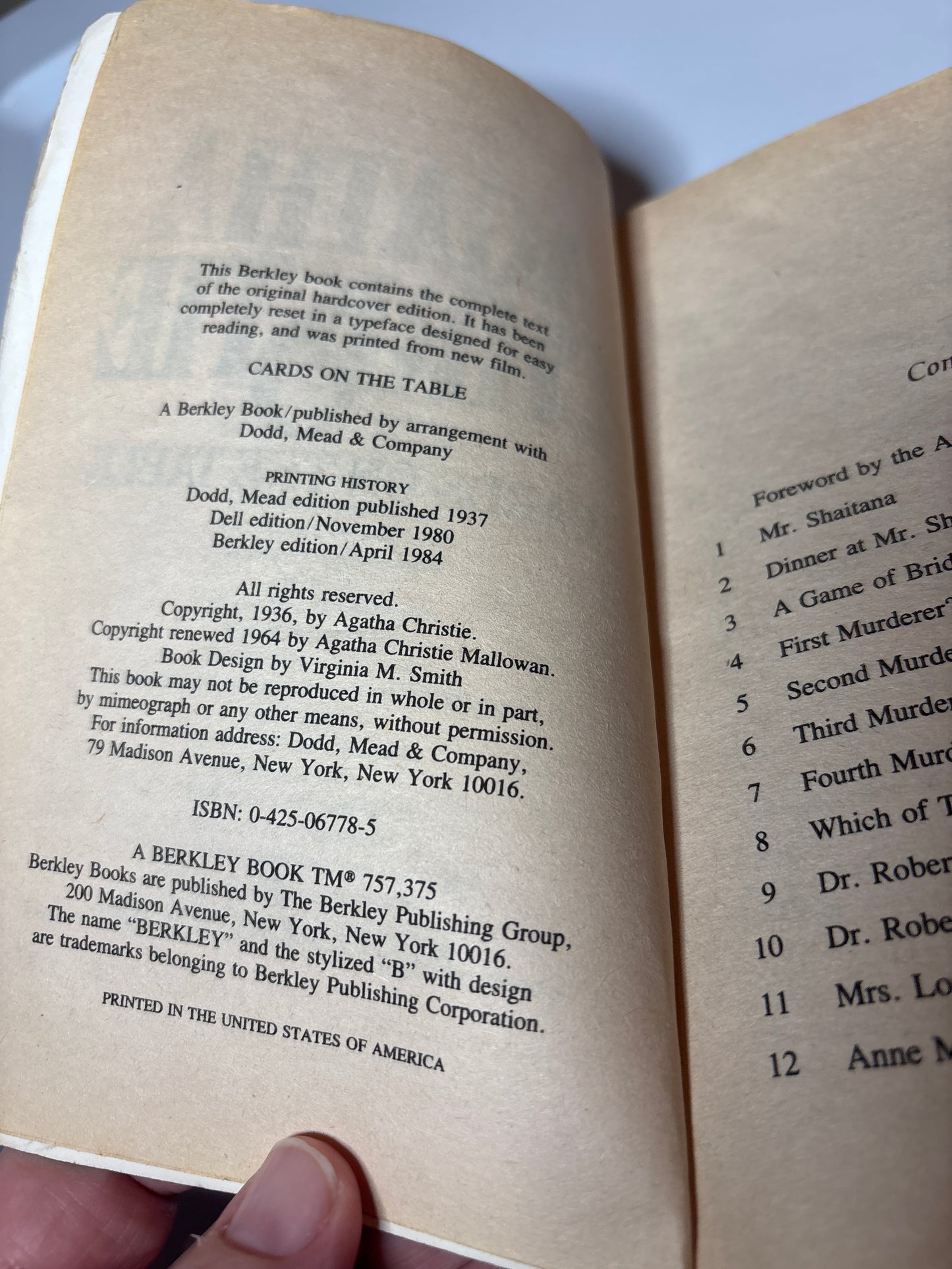Cards on the Table by Agatha Christie (Hercule Poirot #15)