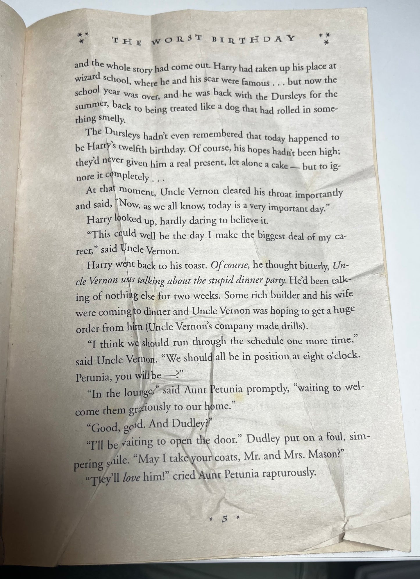 Harry Potter and The Chamber of Secrets - USED - Fair