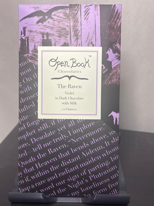 Open Book Chocolates - The Raven | Handmade Gourmet Literary Themed Chocolates