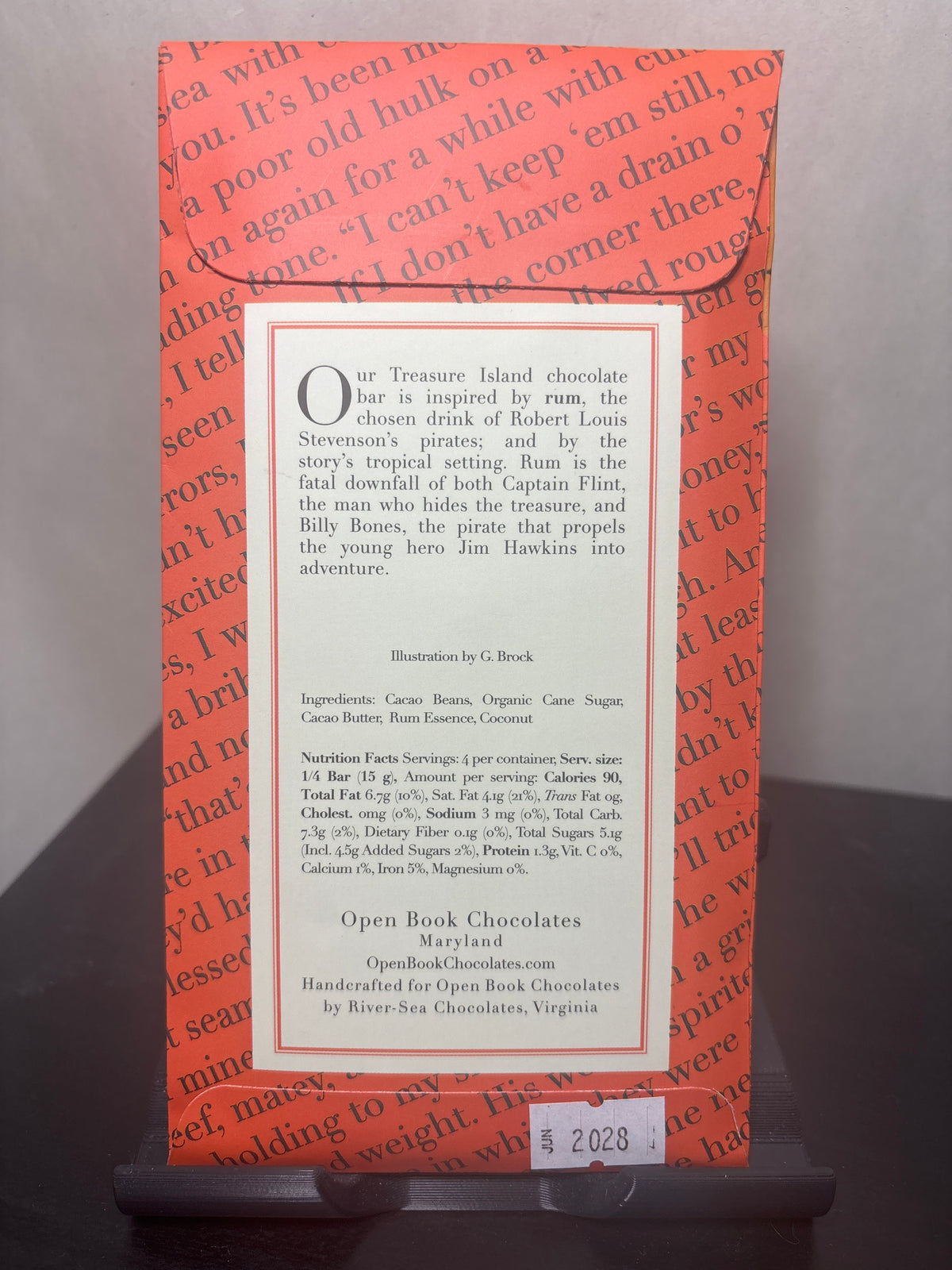 Open Book Chocolates - Treasure Island | Handmade Gourmet Literary Themed Chocolates