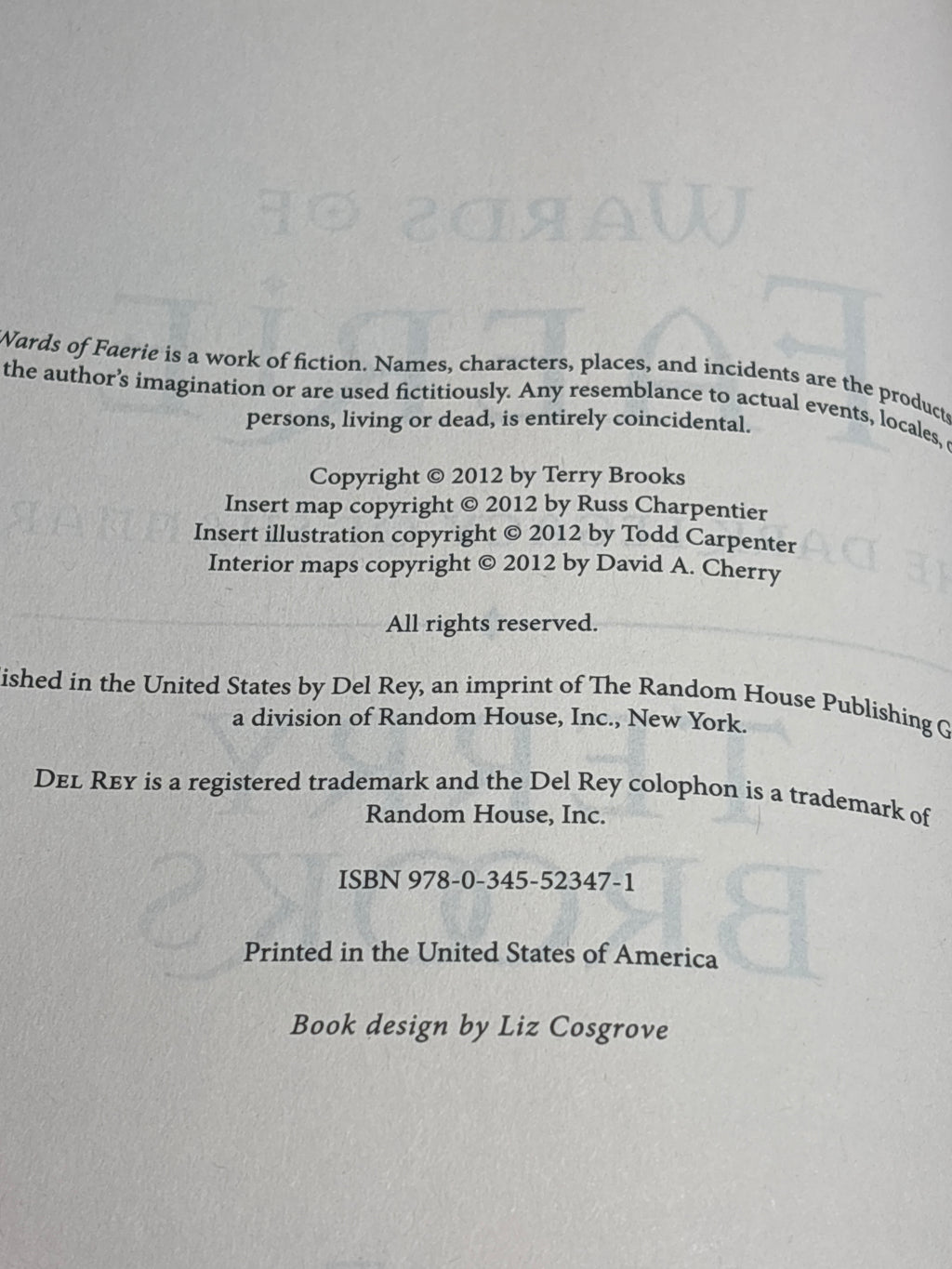 Wards of Faerie by Terry Brooks (The Dark Legacy of Shannara #1)