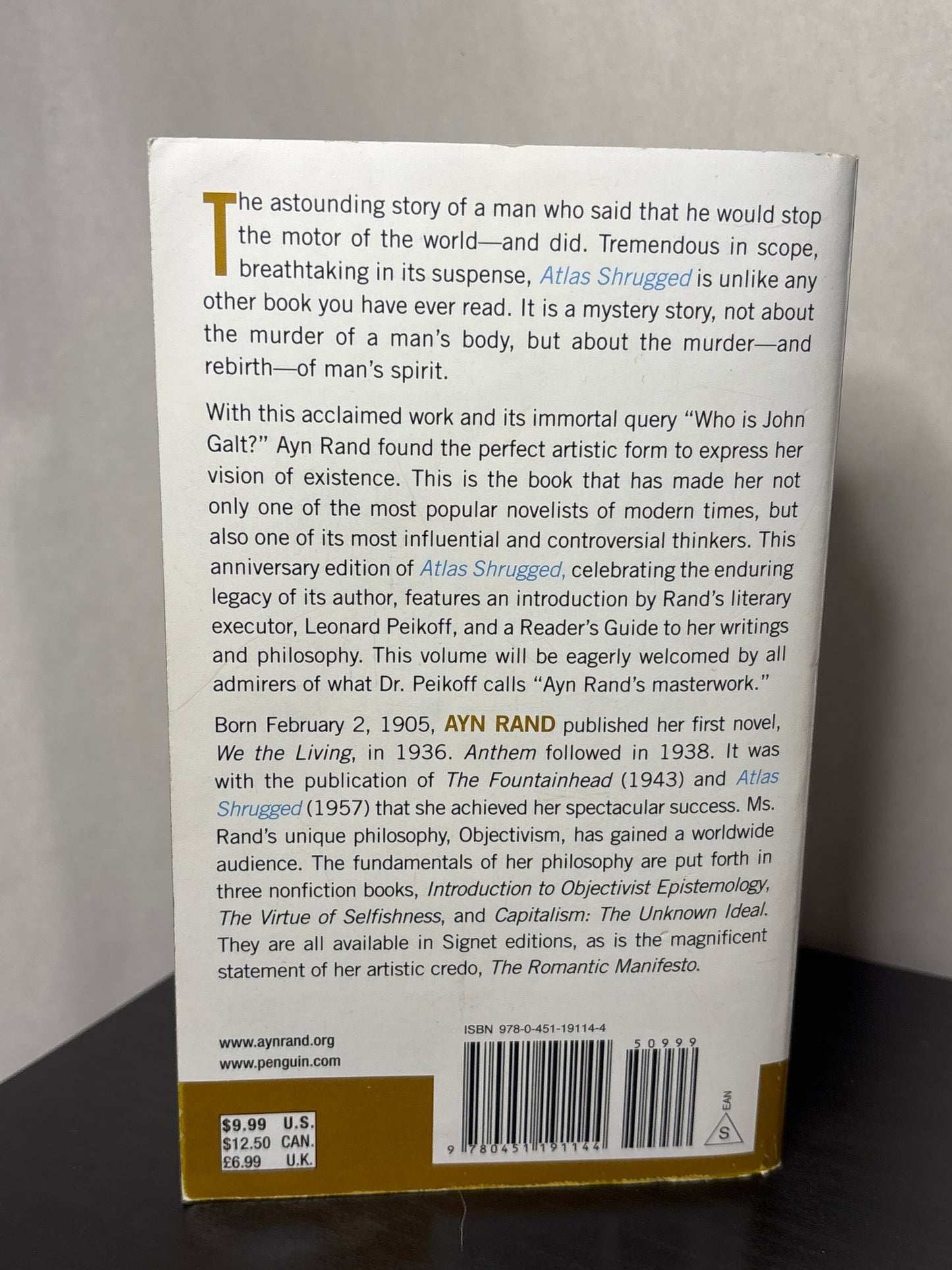 Atlas Shrugged by Ayn Rand
