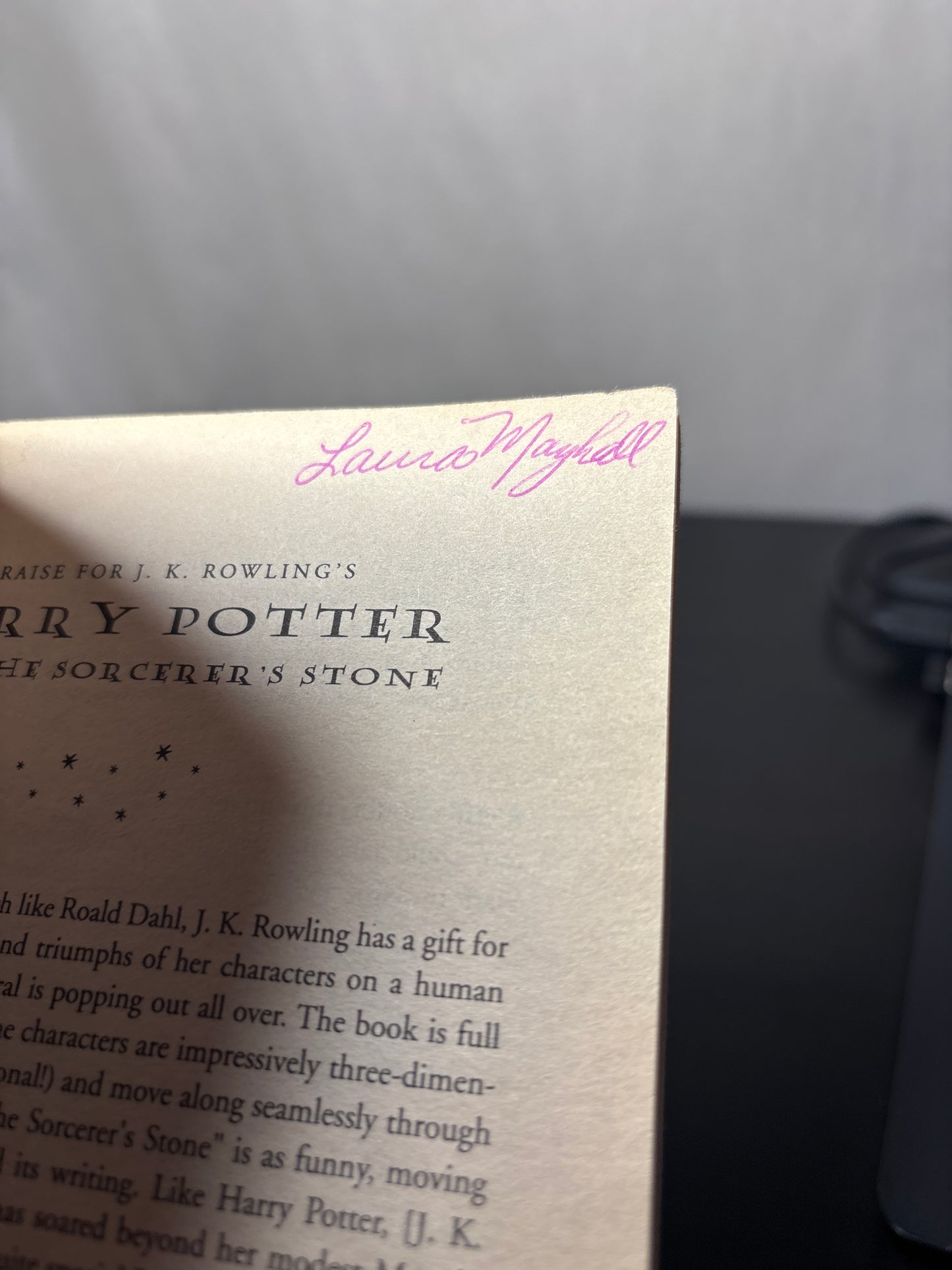 Harry Potter and the Sorcerer's Stone by J.K. Rowling ( Harry Potter #1)