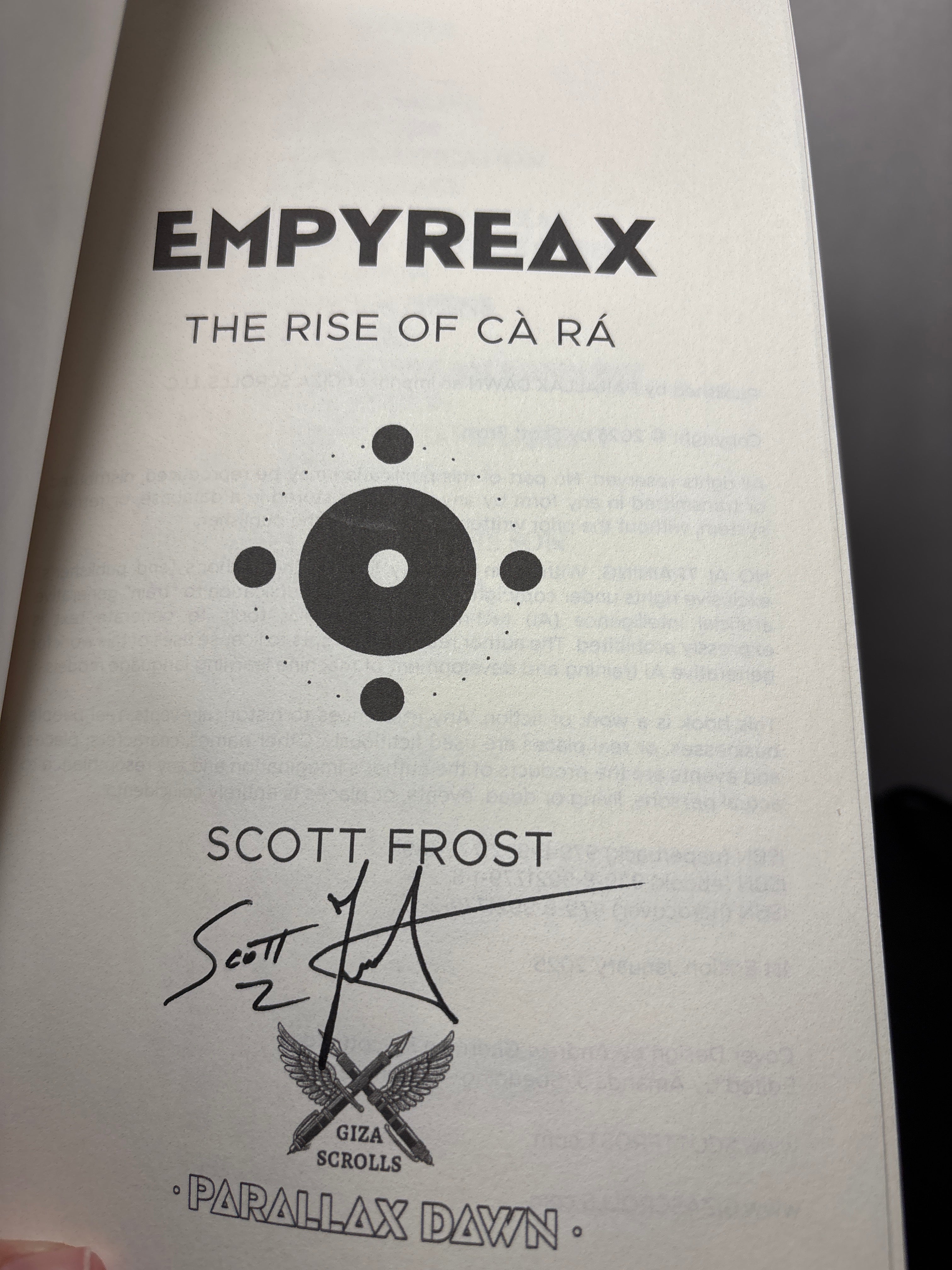 Empyreax: The Rise of Cà Rá by Scott Frost