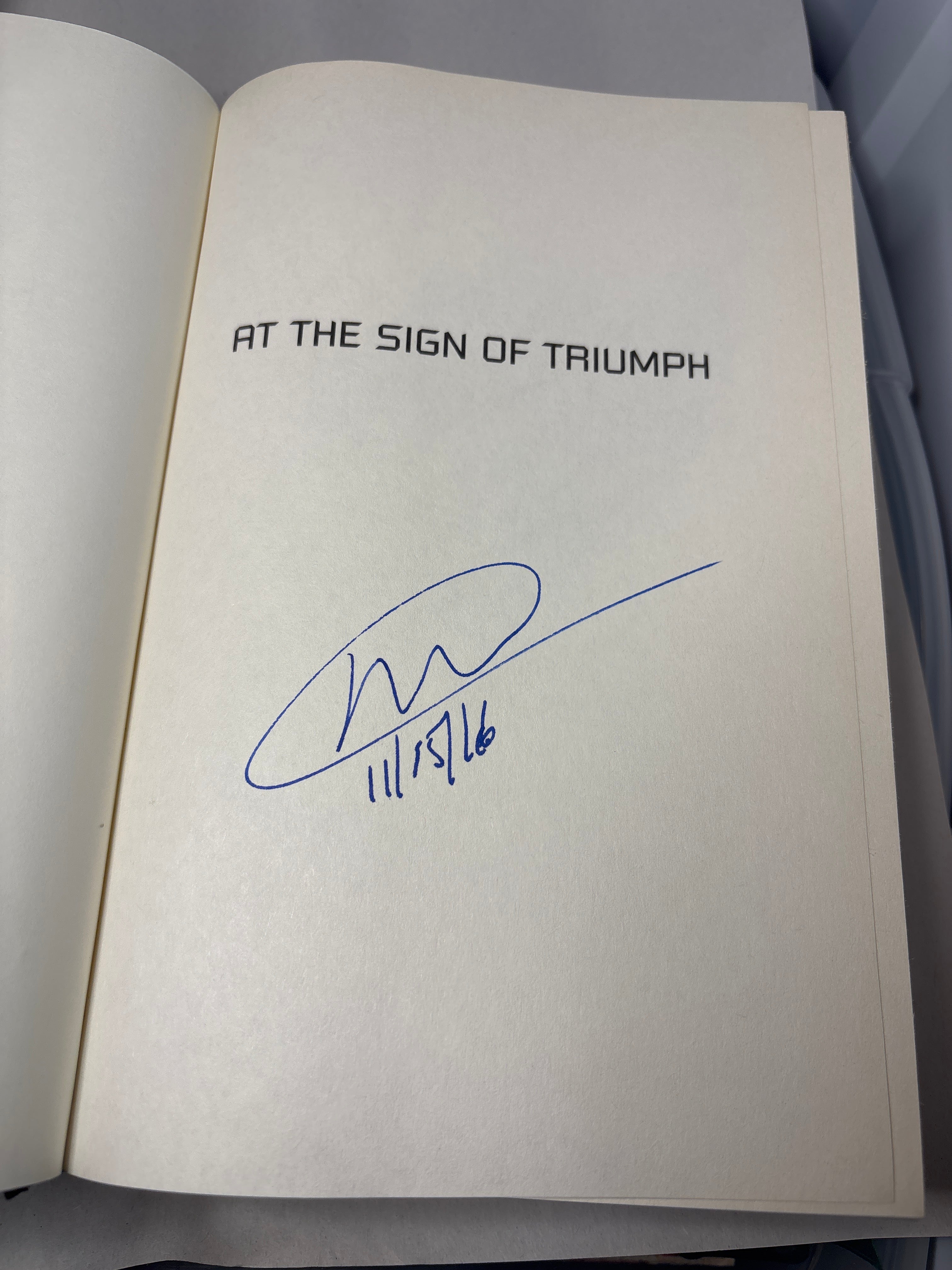 At the Sign of Triumph by David Weber (Signed) (Safehold #9)