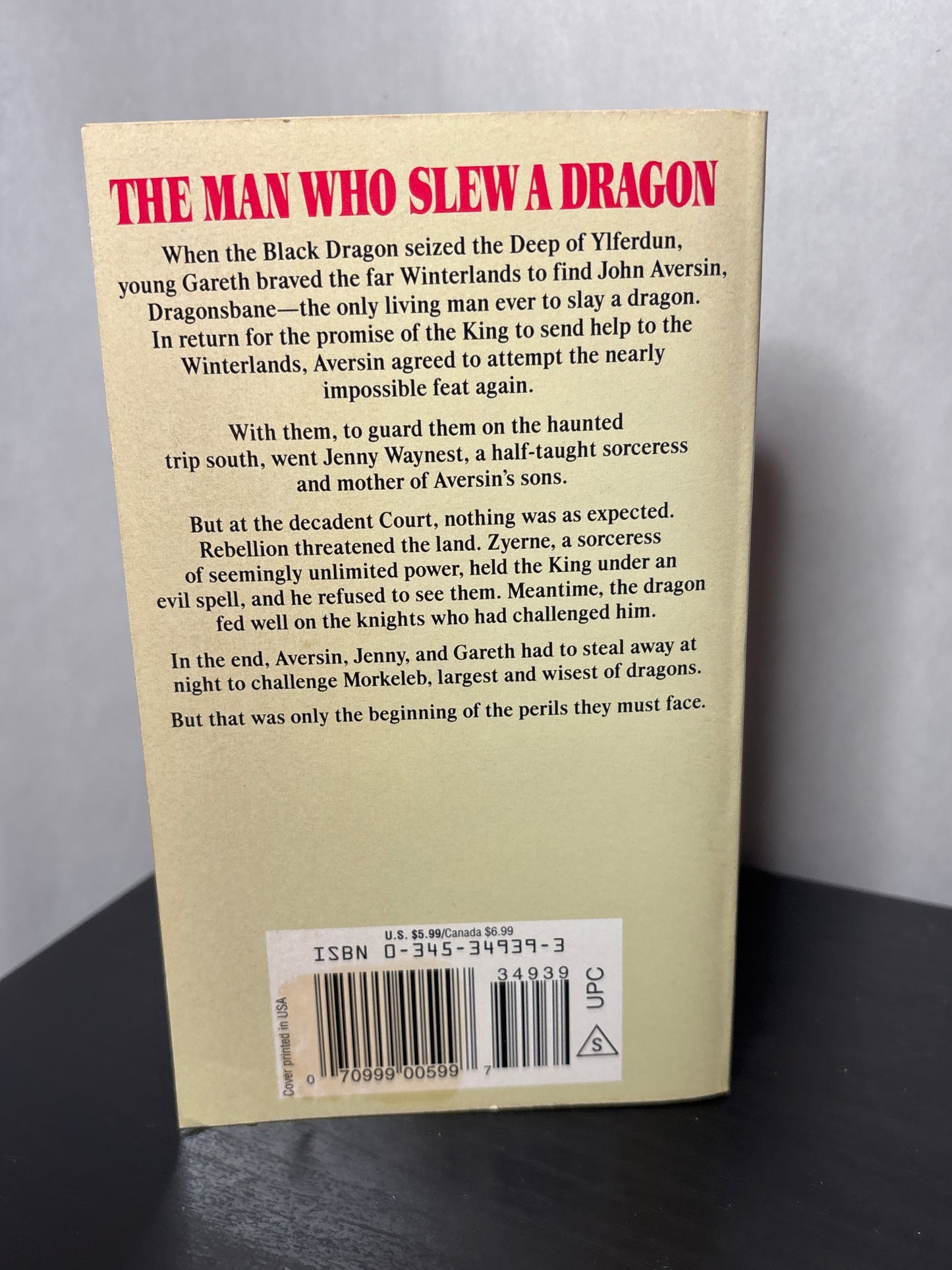 Dragonsbane by Barbara Hambley (Winterlands #1) |  Vintage Epic Fantasy
