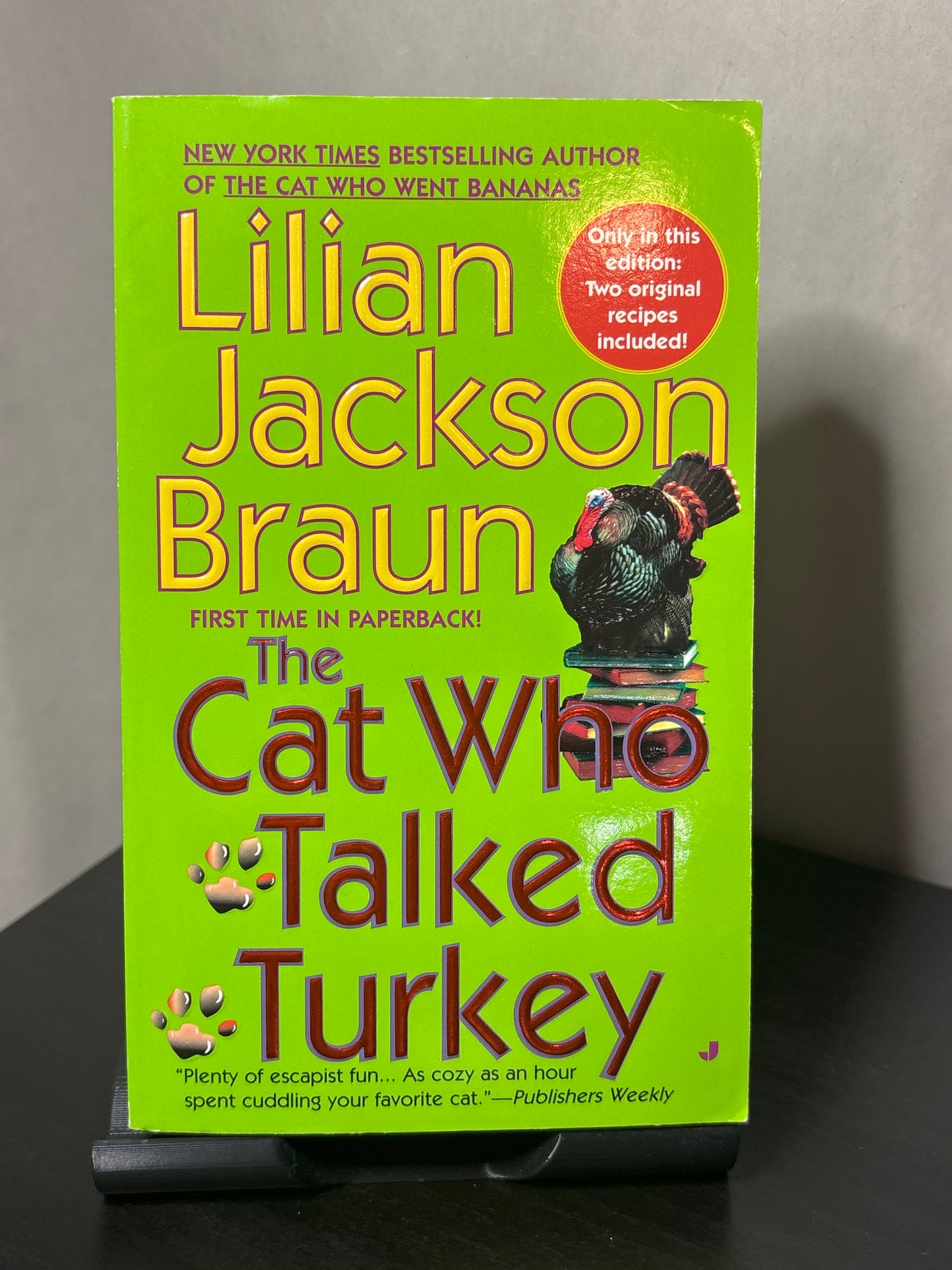 The Cat Who Talked Turkey by Lilian Jackson Braun (The Cat Who...#26) | Cozy Cat Mystery