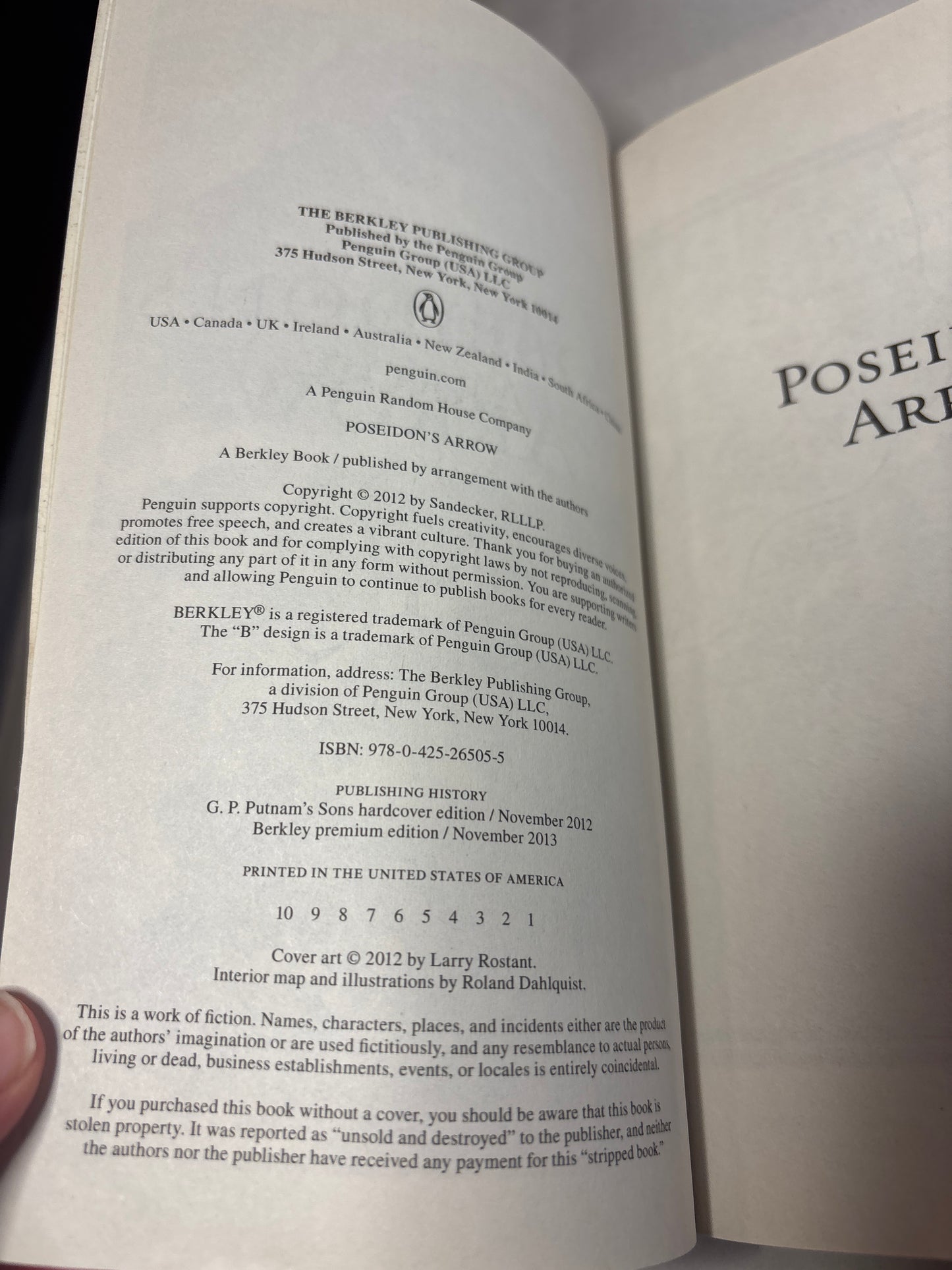 Poseidon's Arrow by Clive Cussler and Dirk Cussler (Dirk Pitt #22)