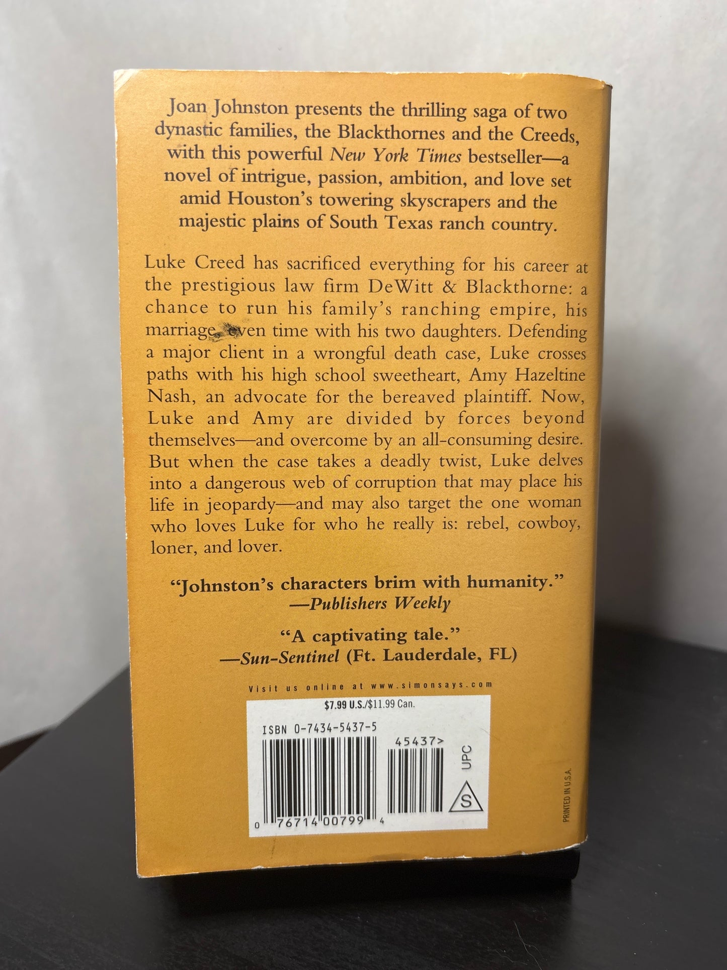 The Price by Joan Johnston  (Bitter Creek #4) | Contemporary Romance