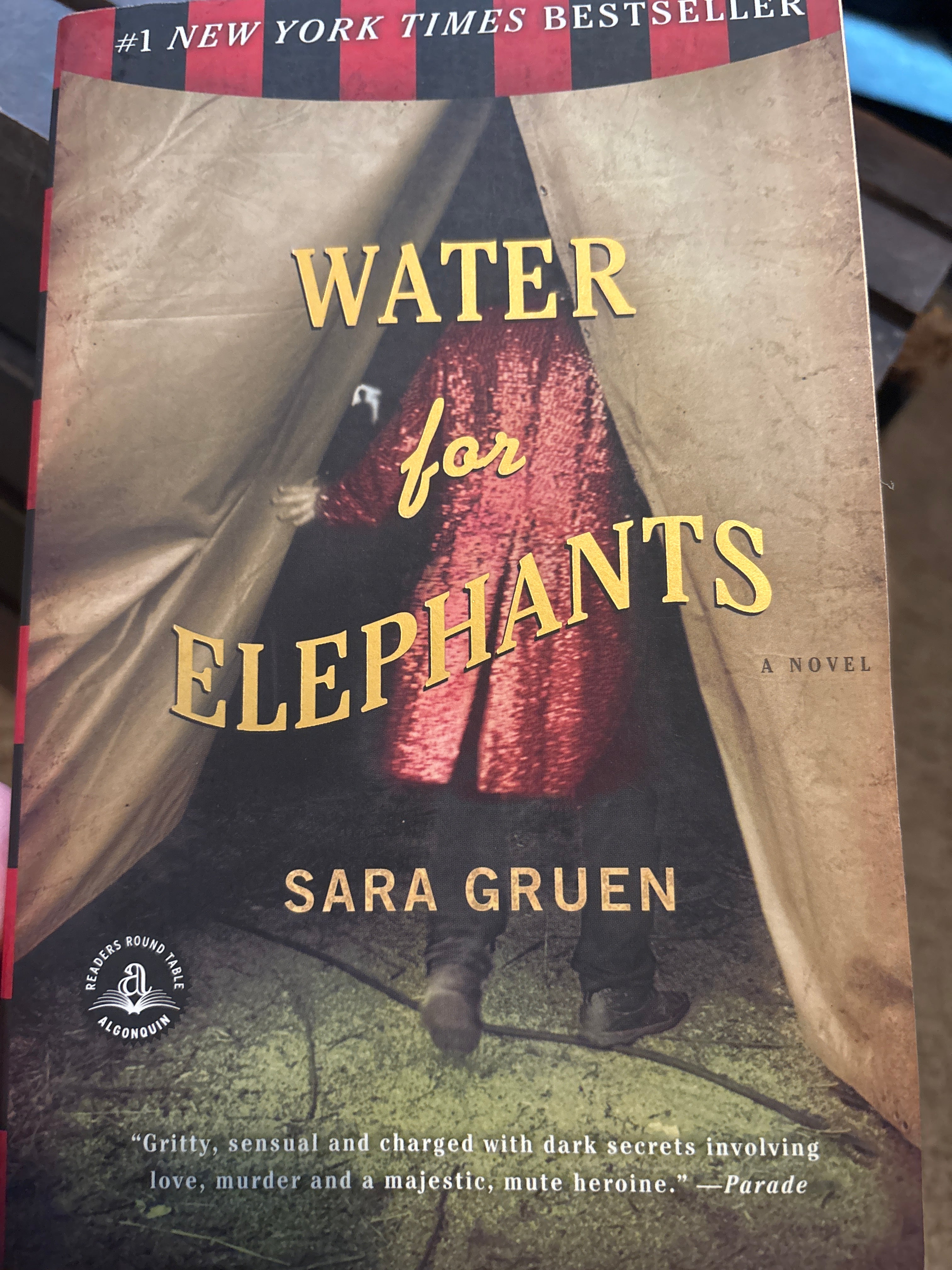 Water for Elephants by Sara Gruen