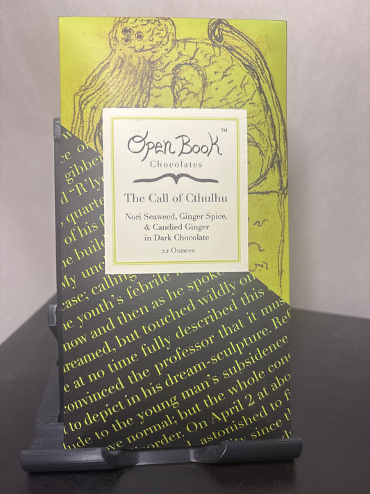 Open Book Chocolates - The Call or Cthulhu | Handmade Gourmet Literary Themed Chocolates