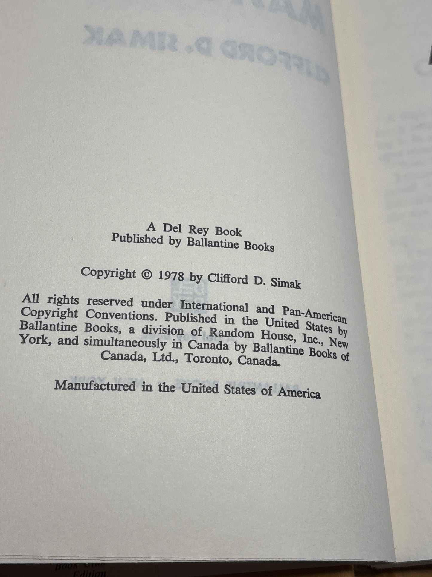 Mastodonia by Clifford D. Simak