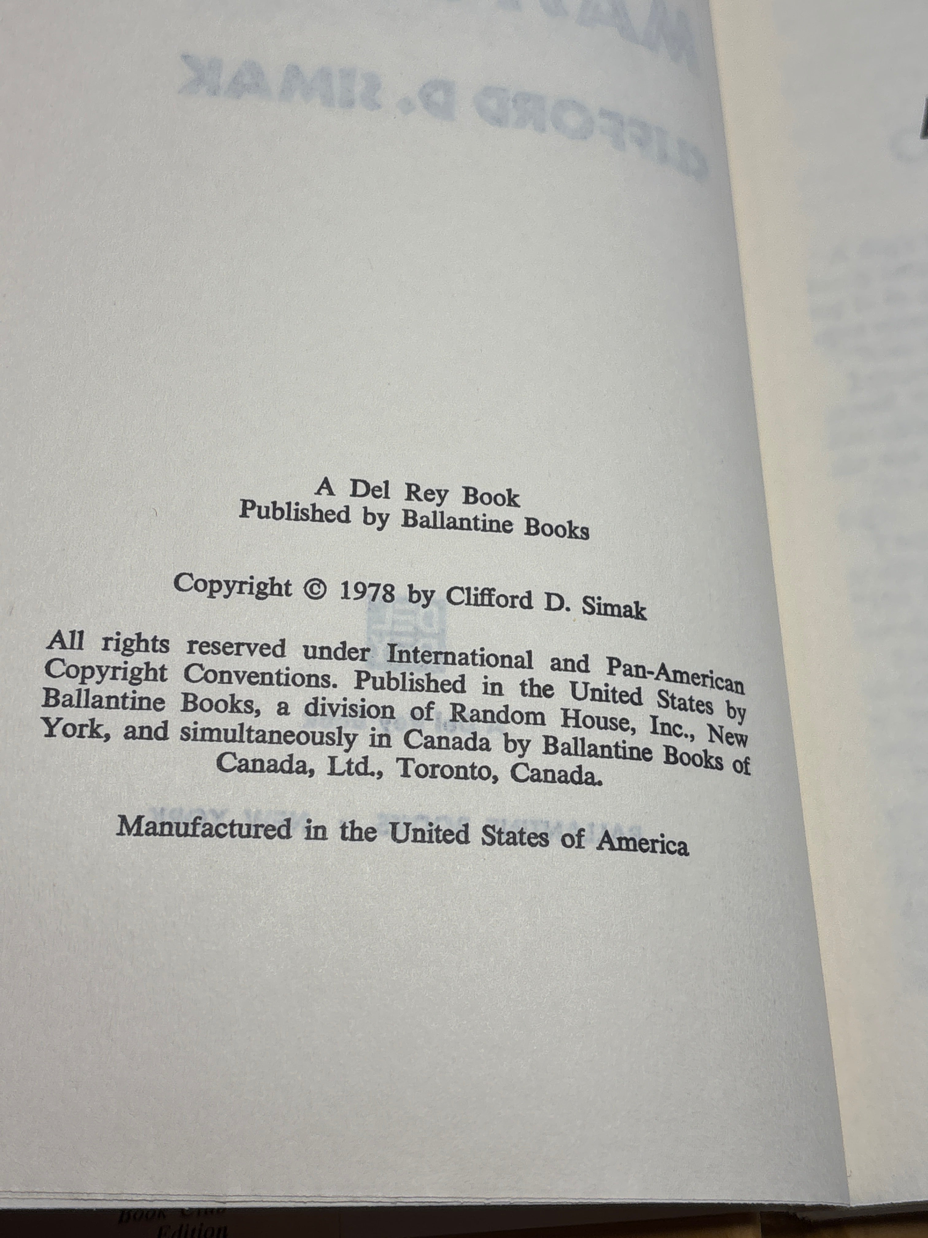 Mastodonia by Clifford D. Simak