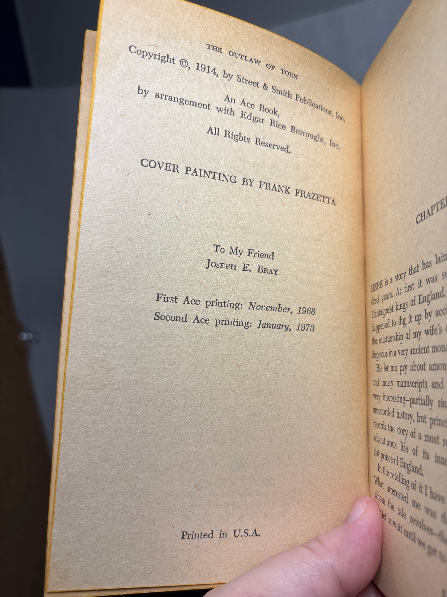 The Outlaw of Torn by Edgar Rice Burroughs | Vintage Sci-Fi