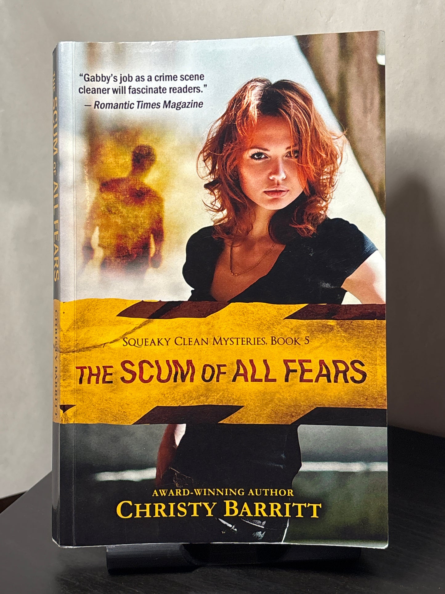 The Scum of All Fears by Christy Barritt (Squeaky Clean Mysteries #5) | Christian Fiction