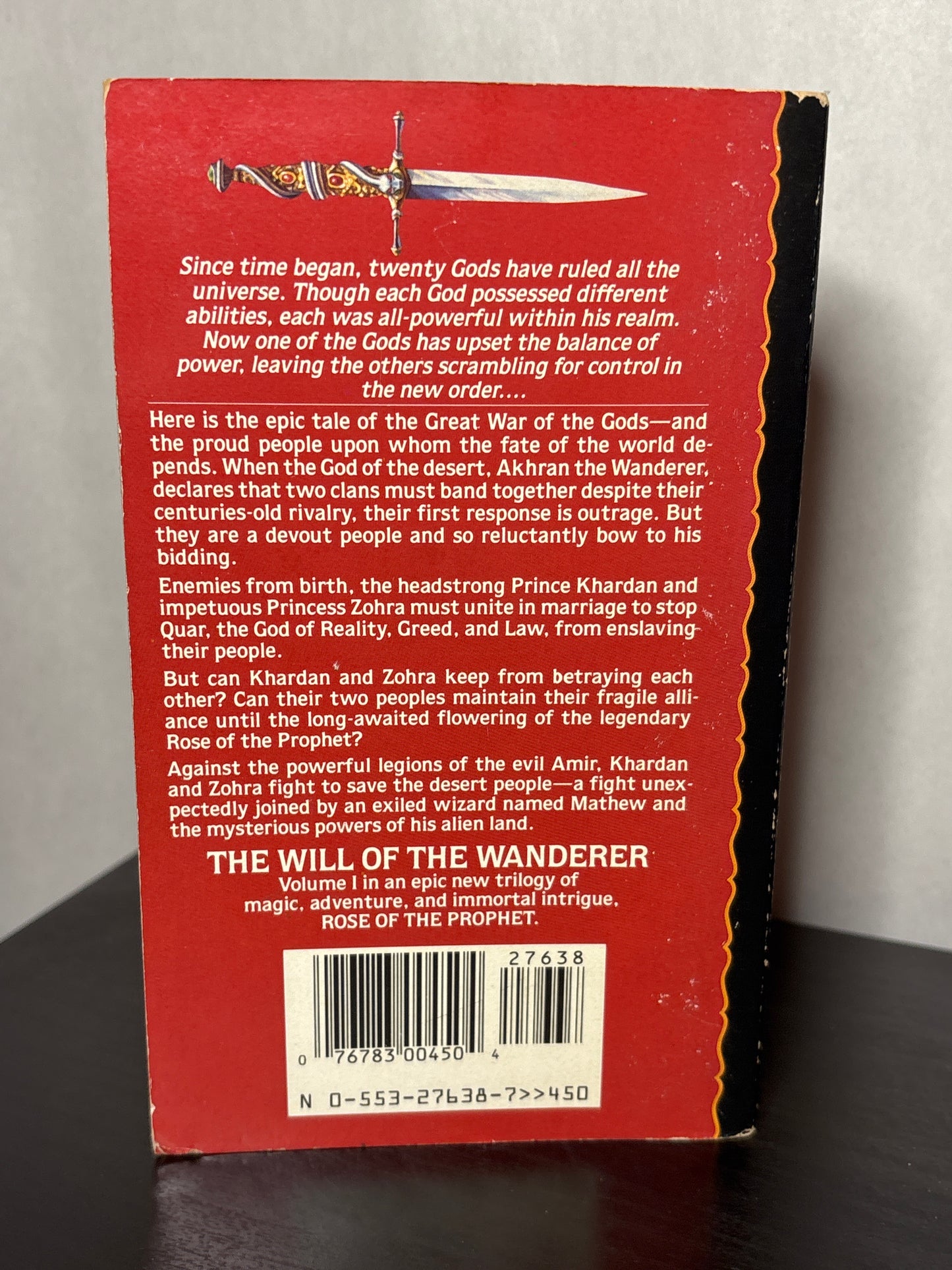 The Will of the Wanderer by Margaret Weis, Tracy Hickman (Rose of the Prophet #1) | Vintage Fantasy