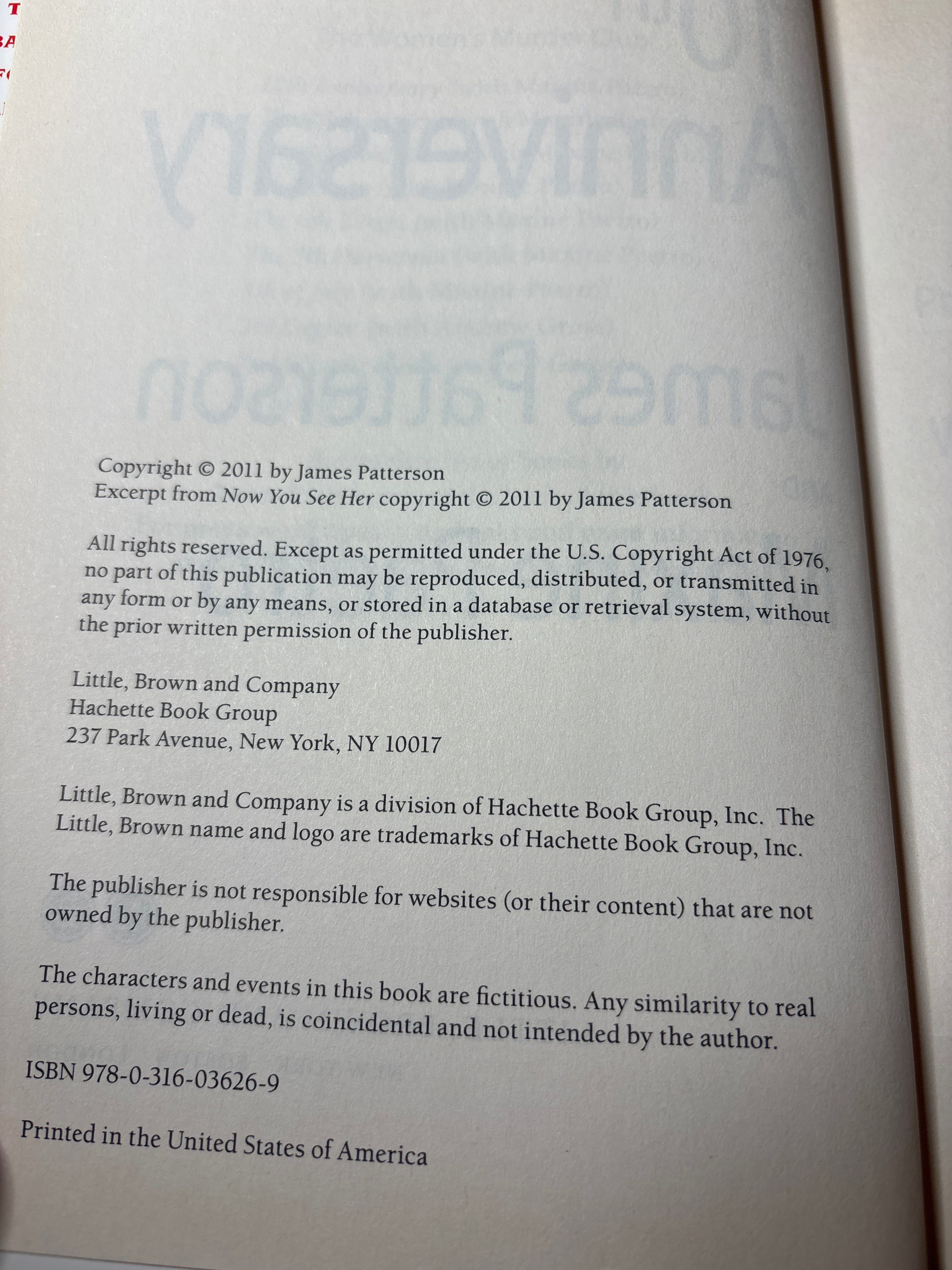 10th Anniversary by James Patterson (Women's Murder Club #10)