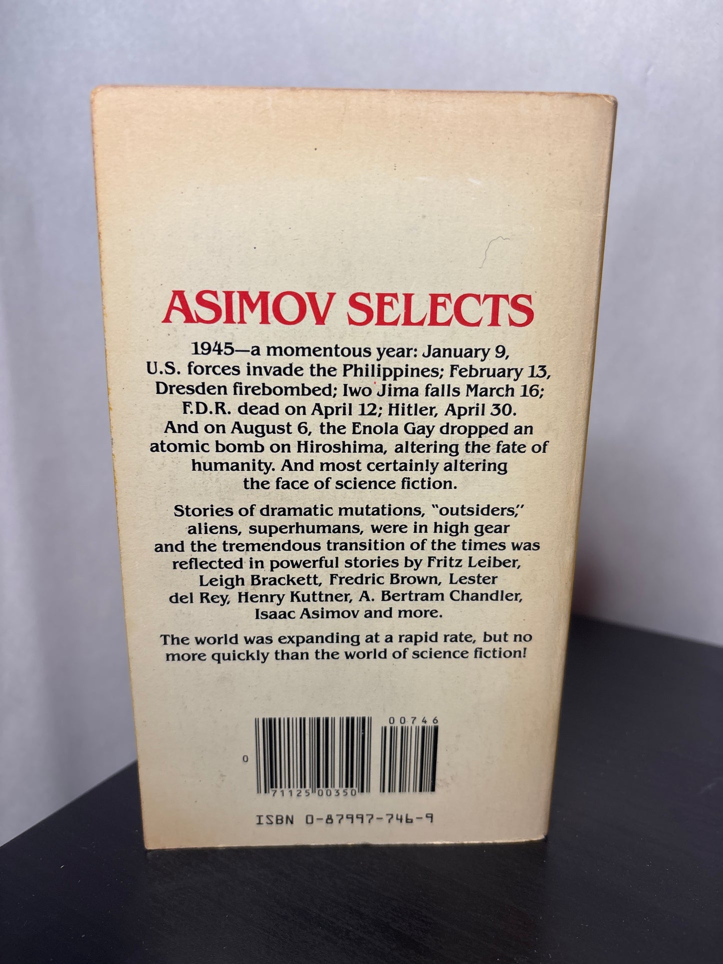 Isaac Asimov Presents the Great SF Stories 7 (1982) edited by Isaac Asimov and Martin H. Greenberg | Vintage Science Fiction Anthology