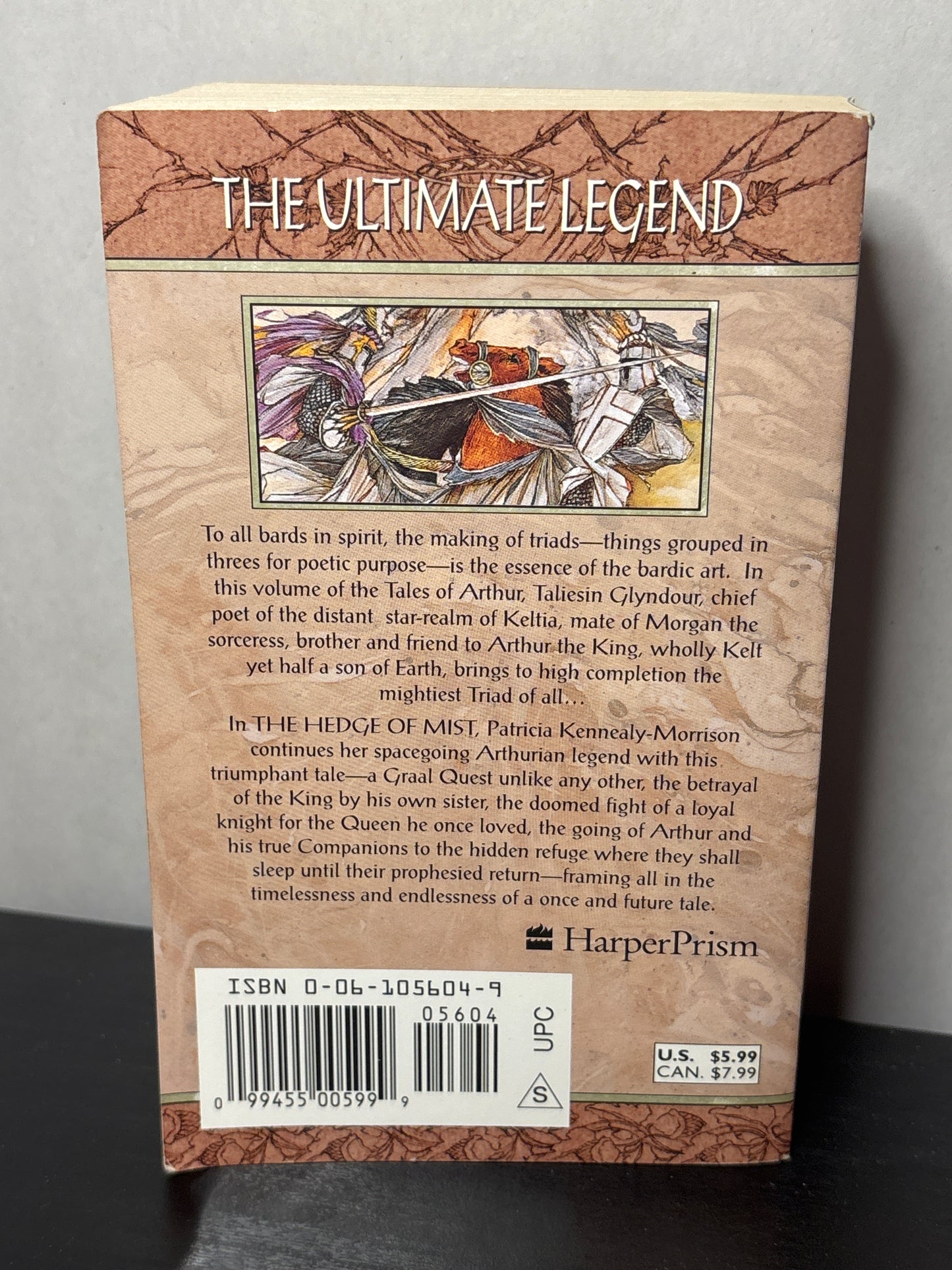 The Hedge of Mist by Patricia Kennealy-Morrison (The Tales of Arthur #3)  |  Classic Fantasy