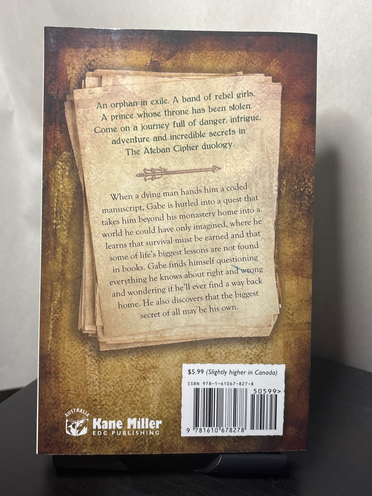 The Book of Secrets by A.L. Tait (Ateban Cipher #1) | YA Fantasy Adventure