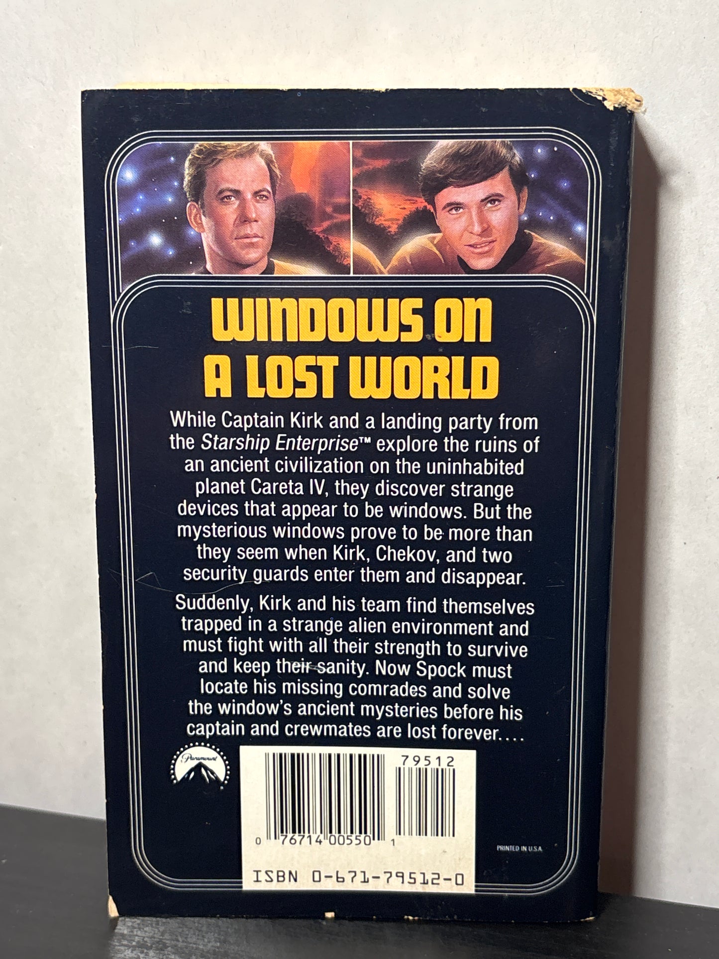 Windows on a Lost World by V.E. Mitchell (Star Trek: The Original Series #65) | Vintage Sci-Fi