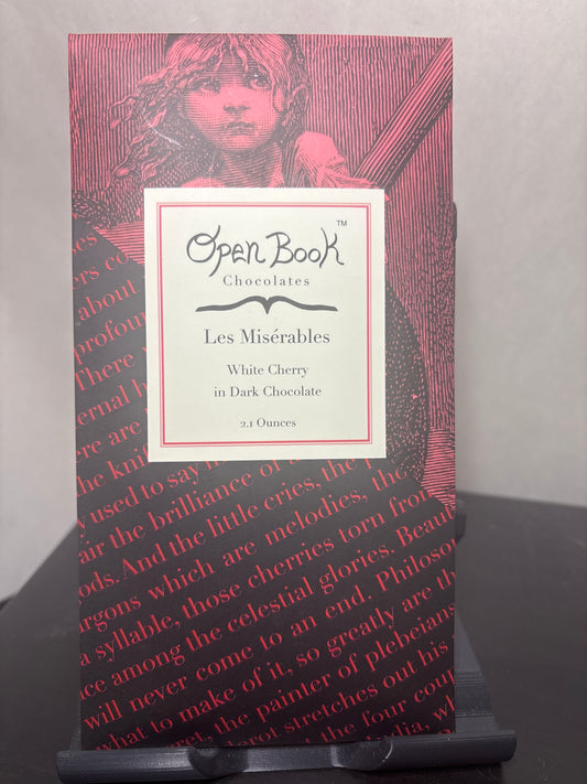Open Book Chocolates - Les Miserables | Handmade Gourmet Literary Themed Chocolates