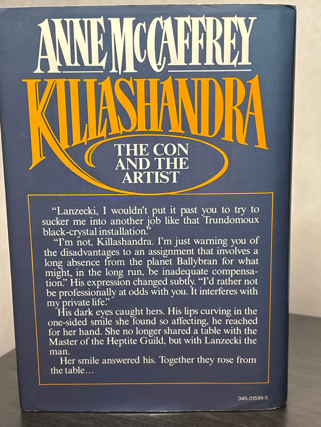 Killashandra by Anne McCaffrey (Crystal Singer #2)