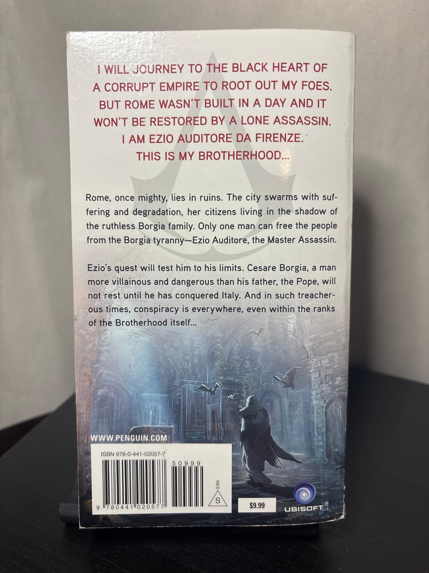 Brotherhood by Oliver Bowden (Assassin's Creed #3) | Video Game Inspired Fantasy