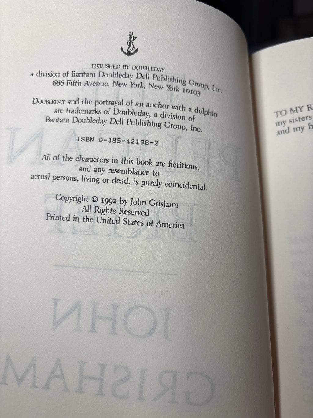 The Pelican Brief by John Grisham