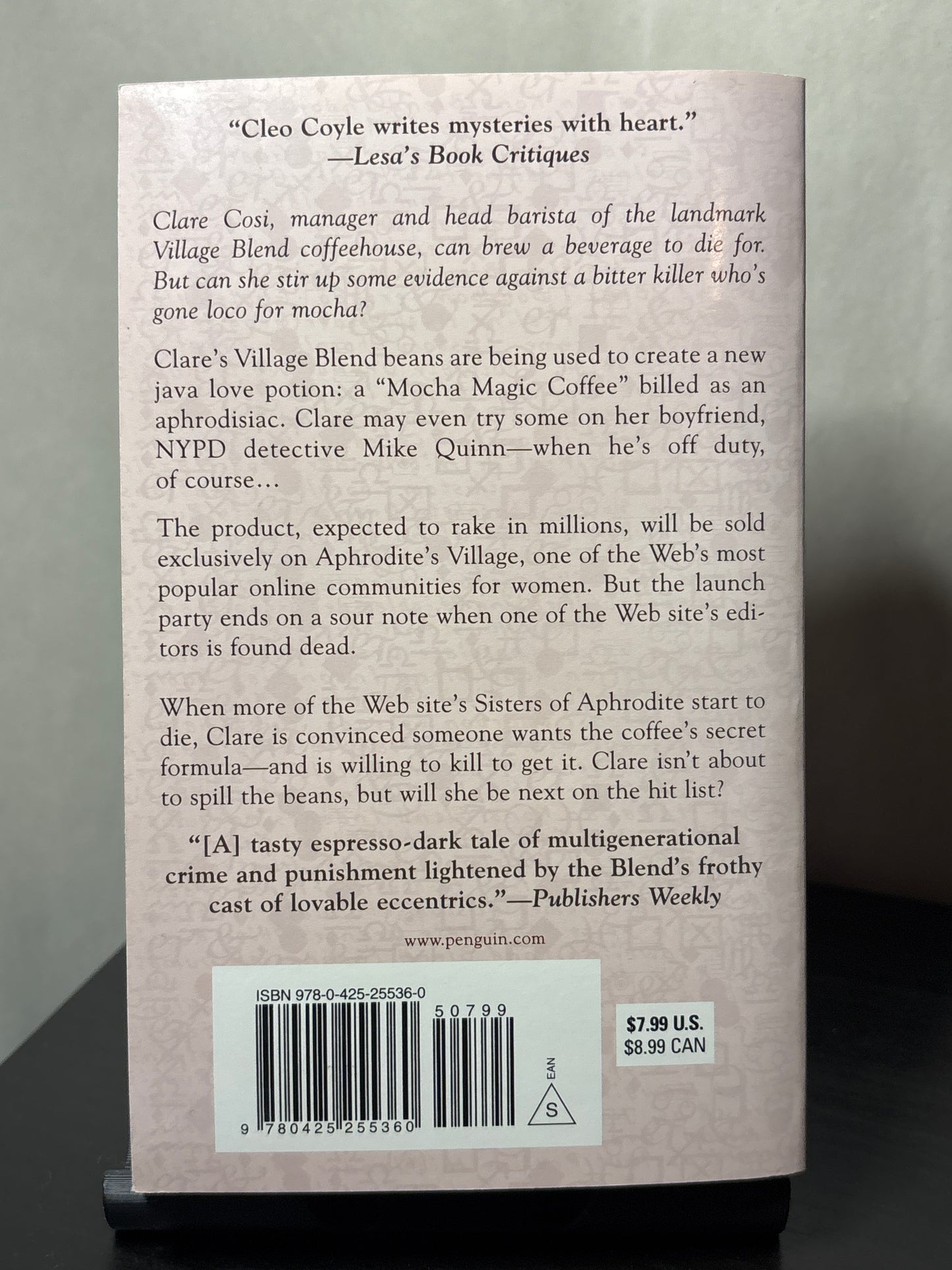 Murder by Mocha by Cleo Coyle (Coffeehouse Mystery #10) | Cozy Mystery