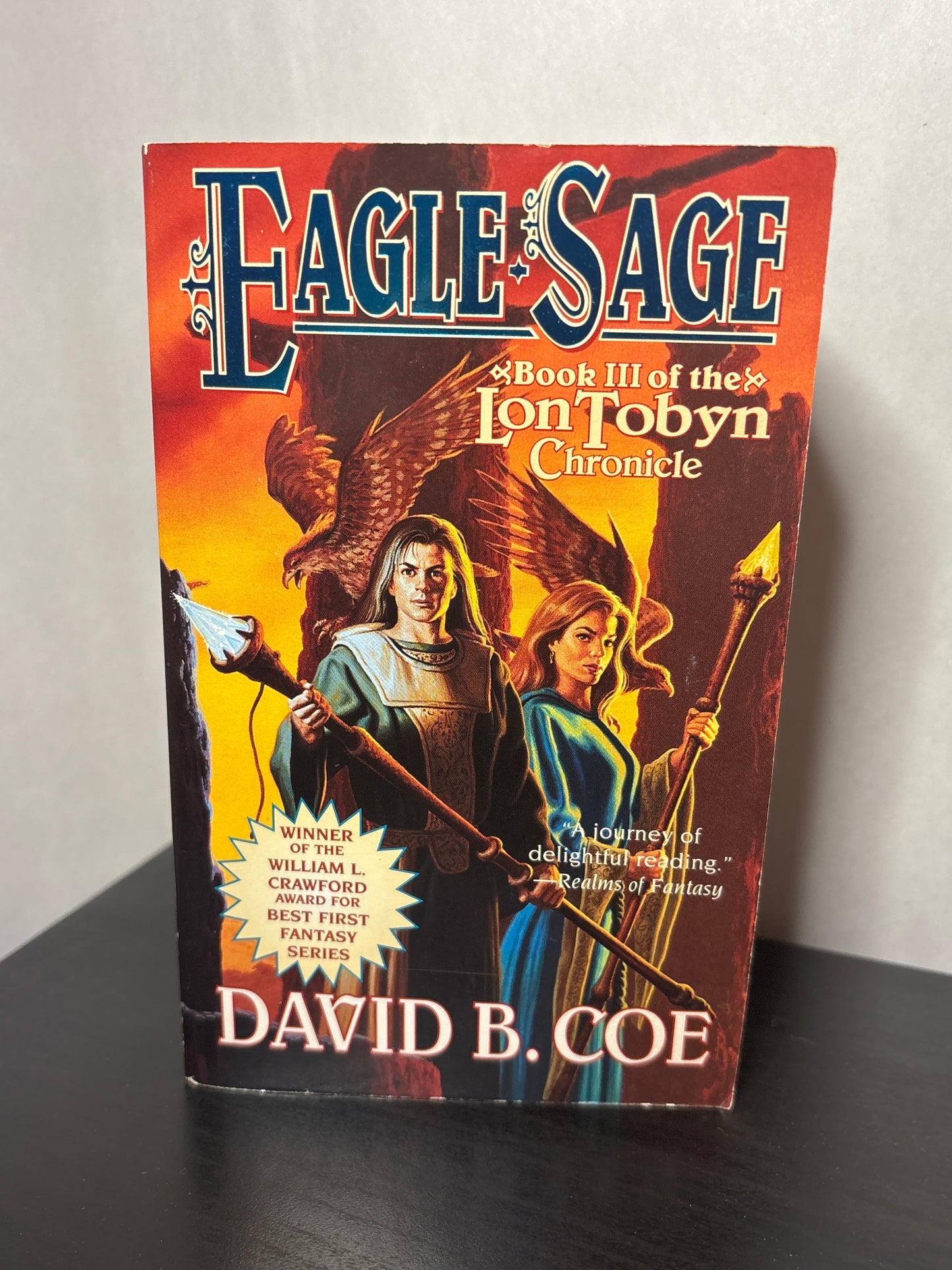 Eagle Sage by David B. Coe (Lon Tobyn Chronicle #3) | Vintage Fantasy