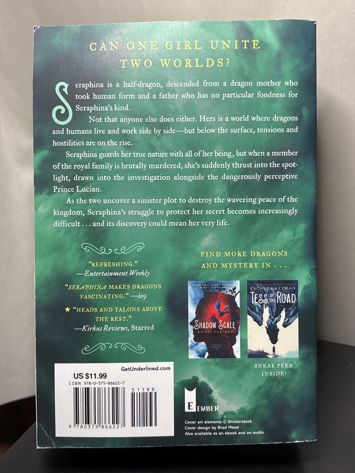 Seraphina by Rachel Hartman (Seraphina #1) | Young Adult Fantasy