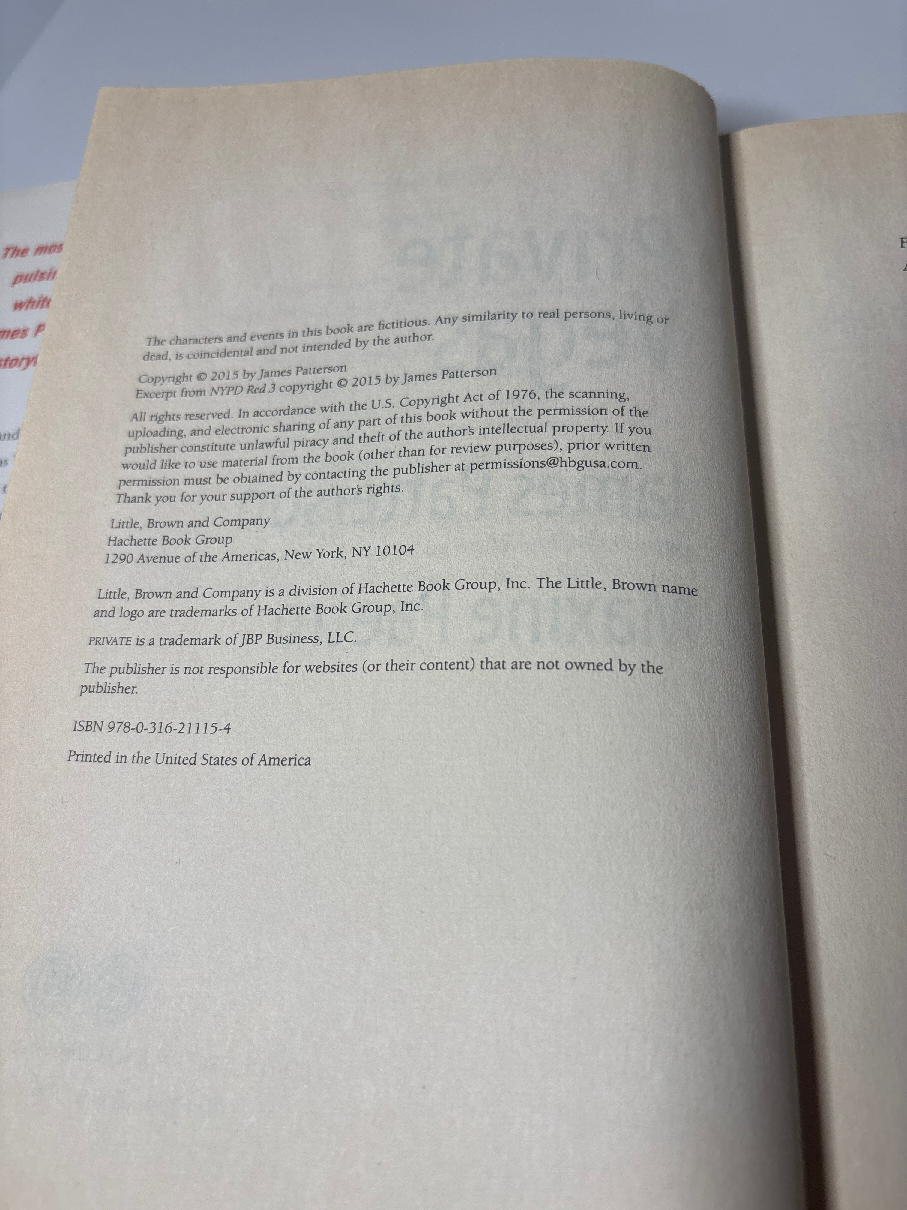 Private Vegas by James Patterson (Private #9)