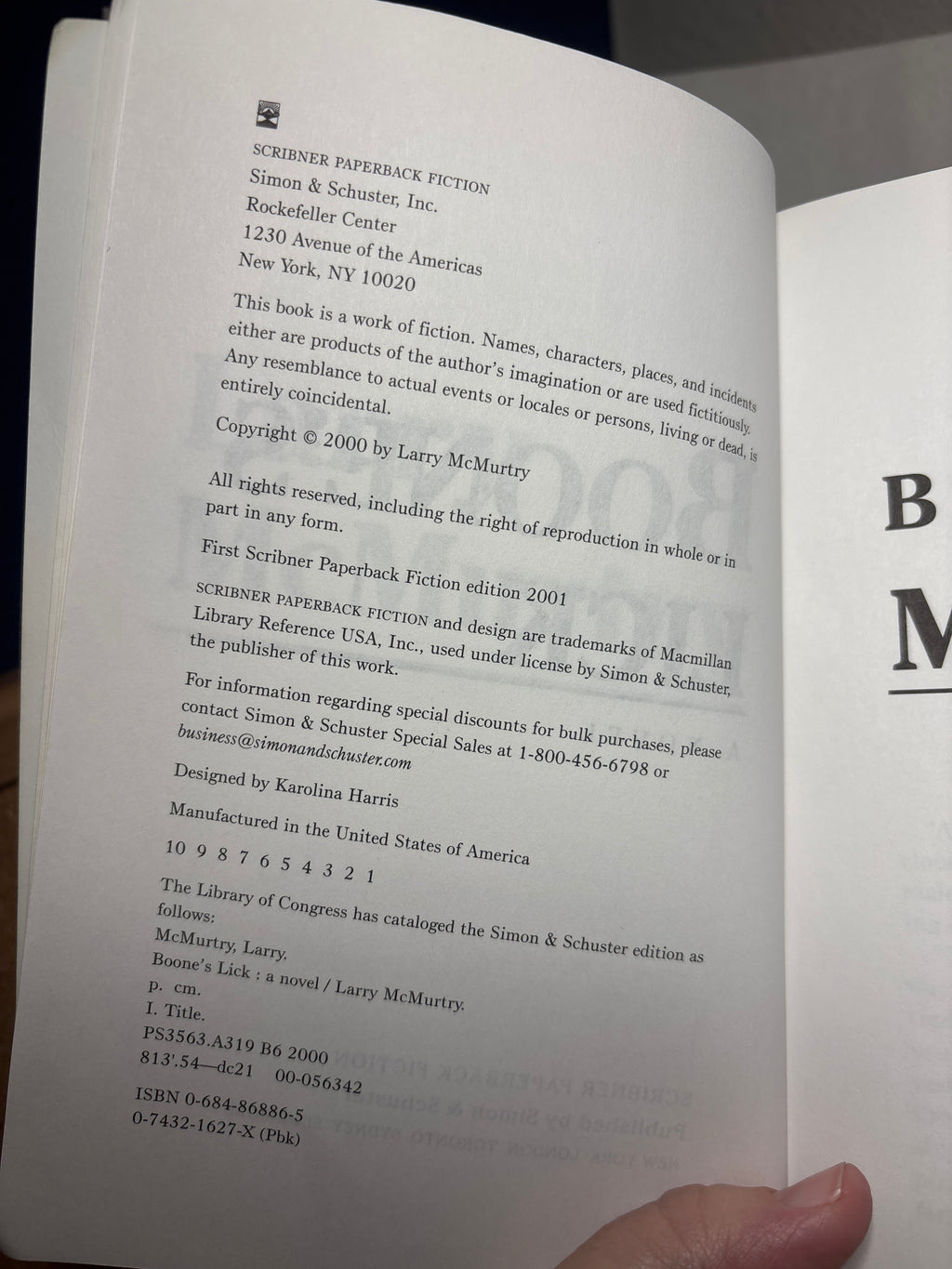 Boone's Lick by Larry McMurtry