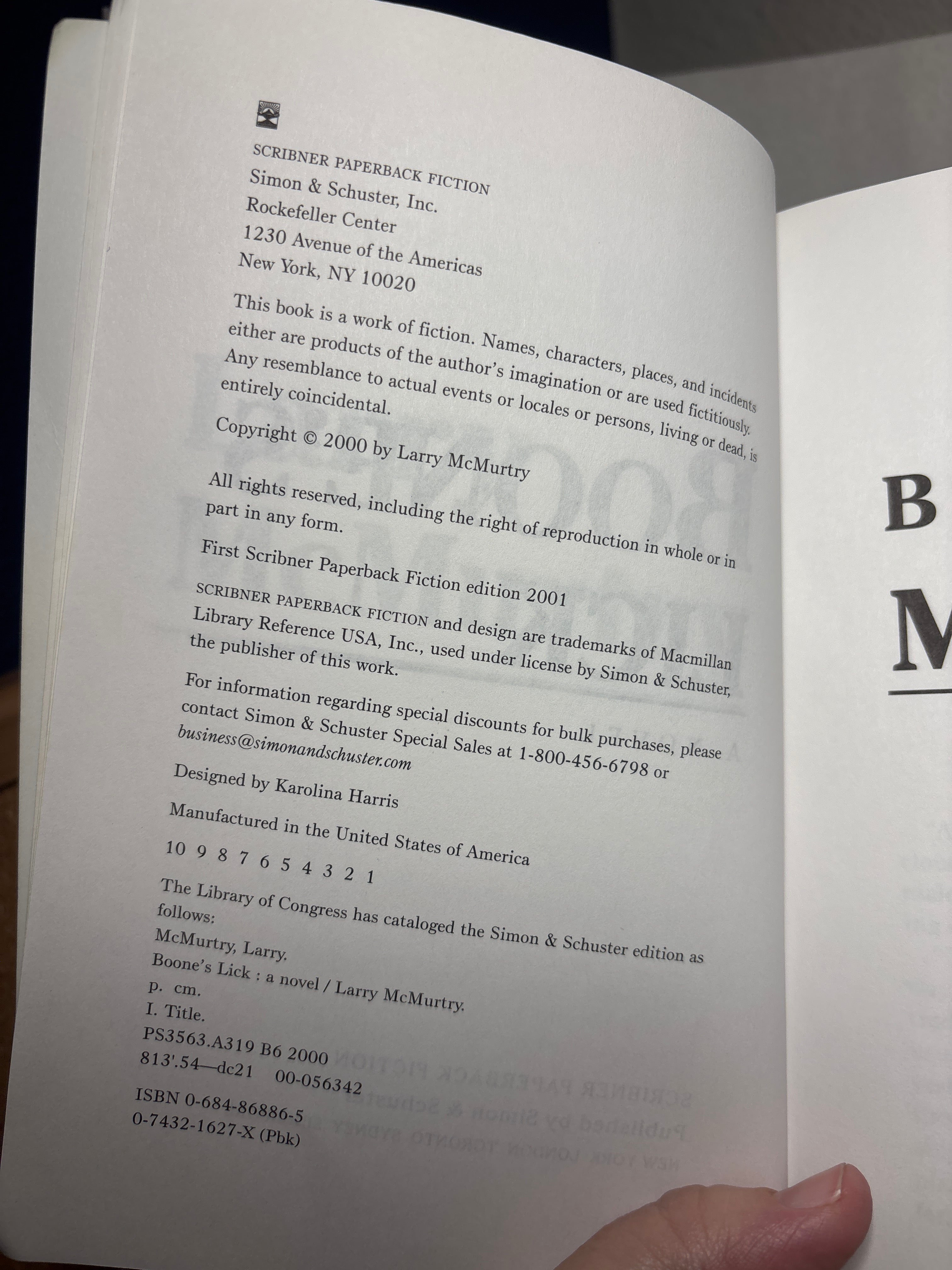 Boone's Lick by Larry McMurtry