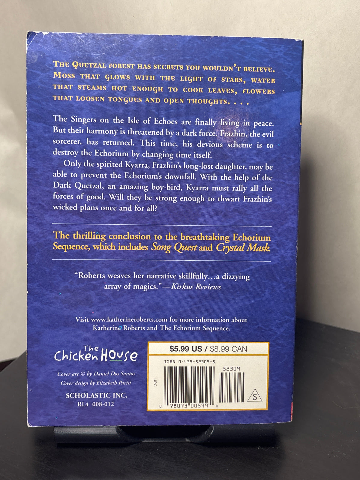 Dark Quetzal by Katherine Roberts (The Echorium Sequence #3)  |  YA Fantasy
