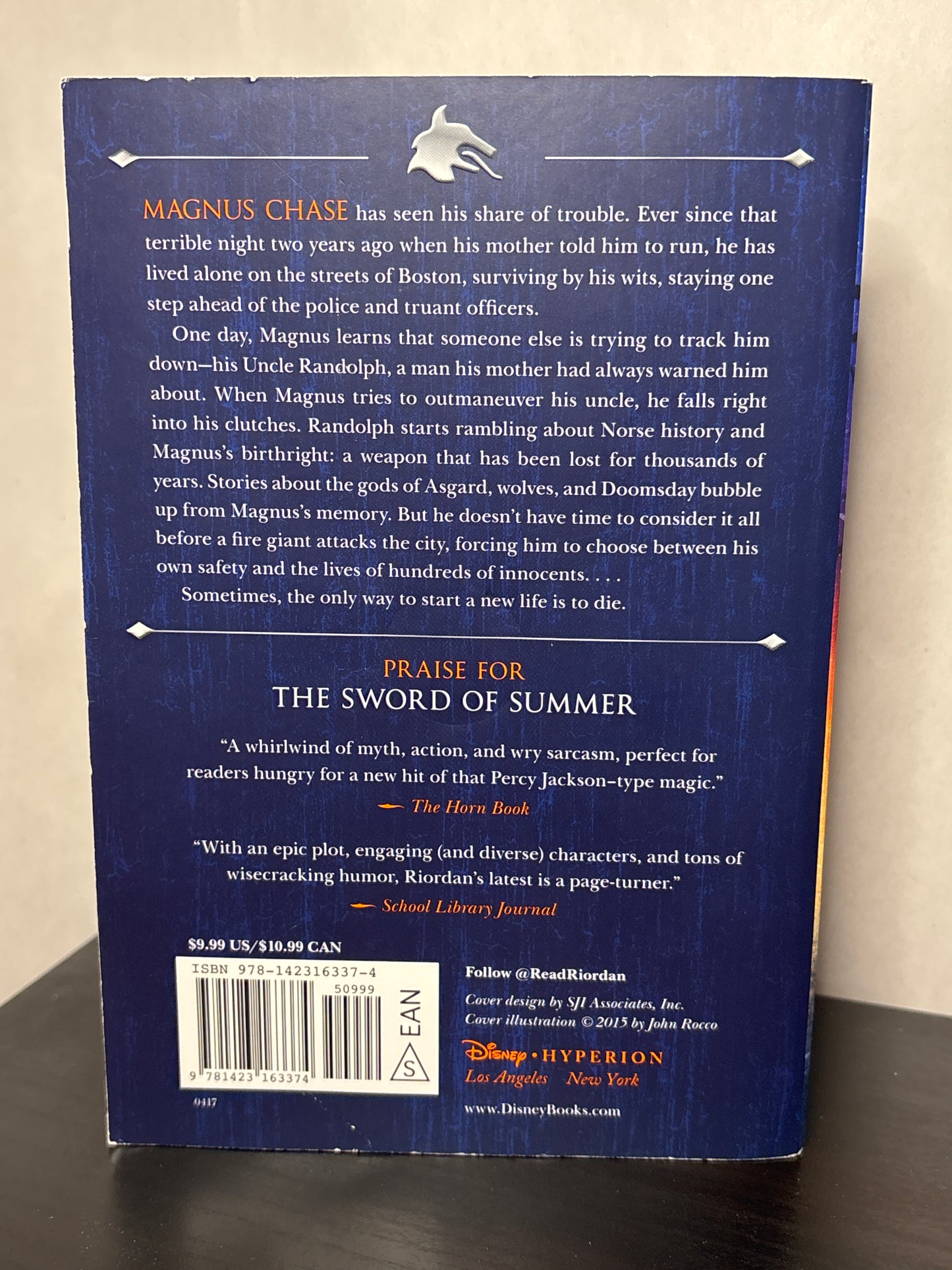 The Sword of Summer by Rick Riordan (Magnus Chase and the Gods of Asgard #1) | Young Adult Fantasy