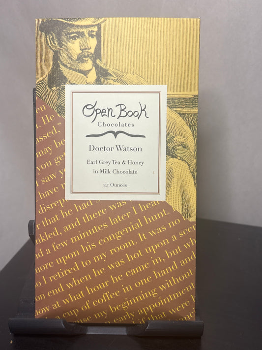 Open Book Chocolates - Doctor Watson | Handmade Gourmet Literary Themed Chocolates