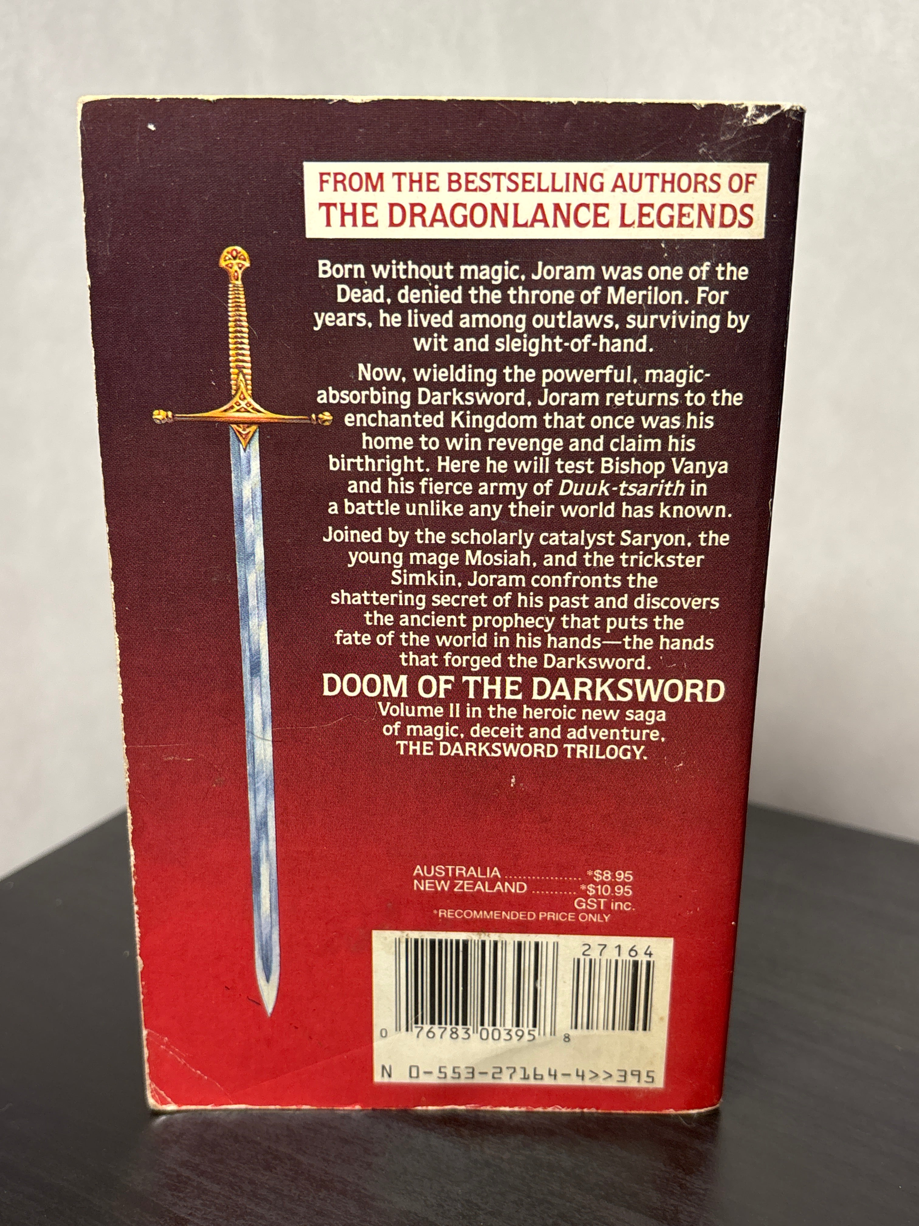 Doom of the Darksword by Margaret Weis, Tracy Hickman (The Darksword #2)