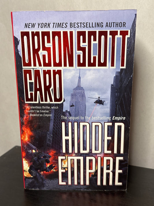 Hidden Empire by Orson Scott Card (Empire #2) | Political Sci-Fi Thriller