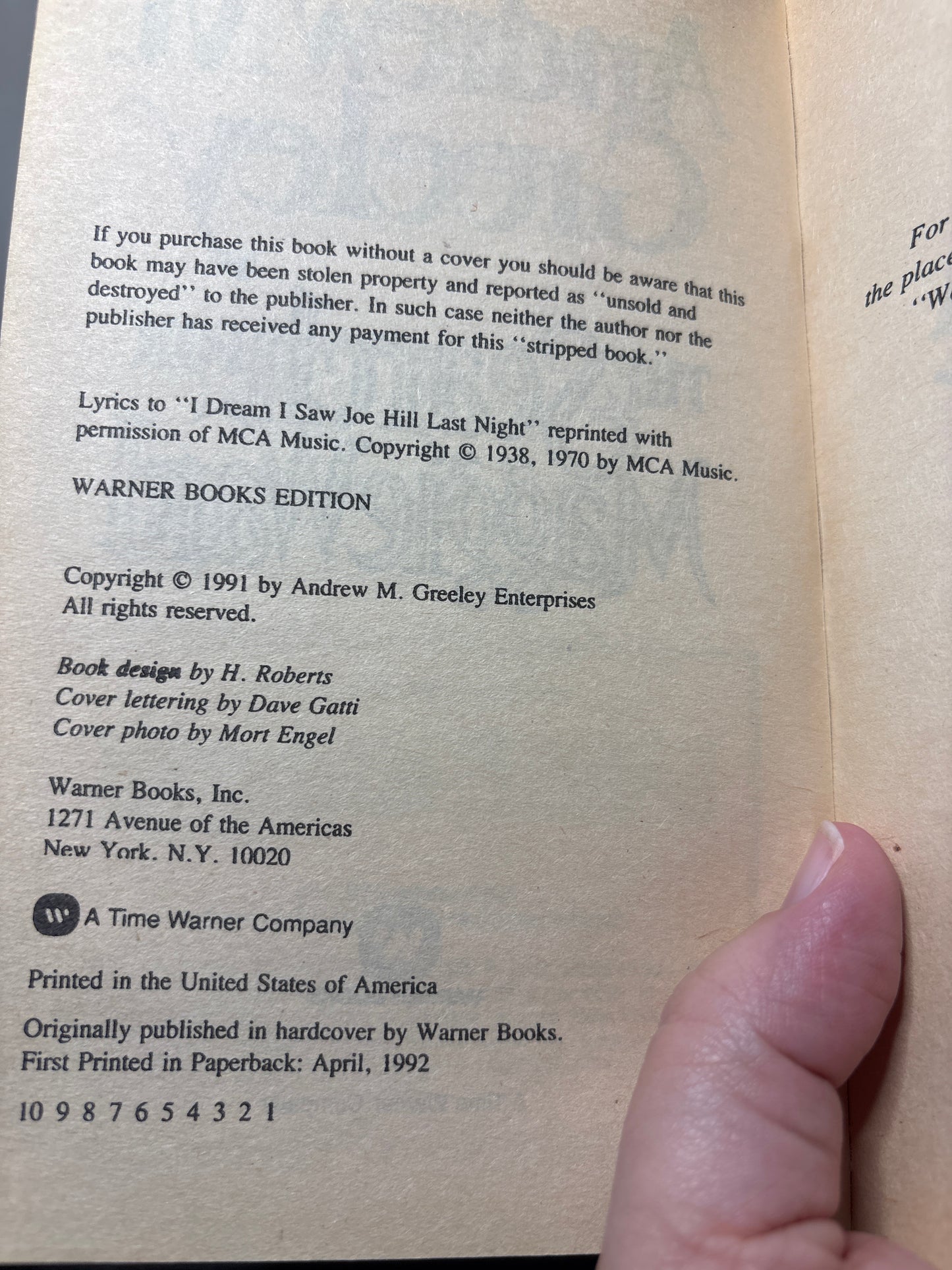 The Search for Maggie Ward by Andrew Greeley