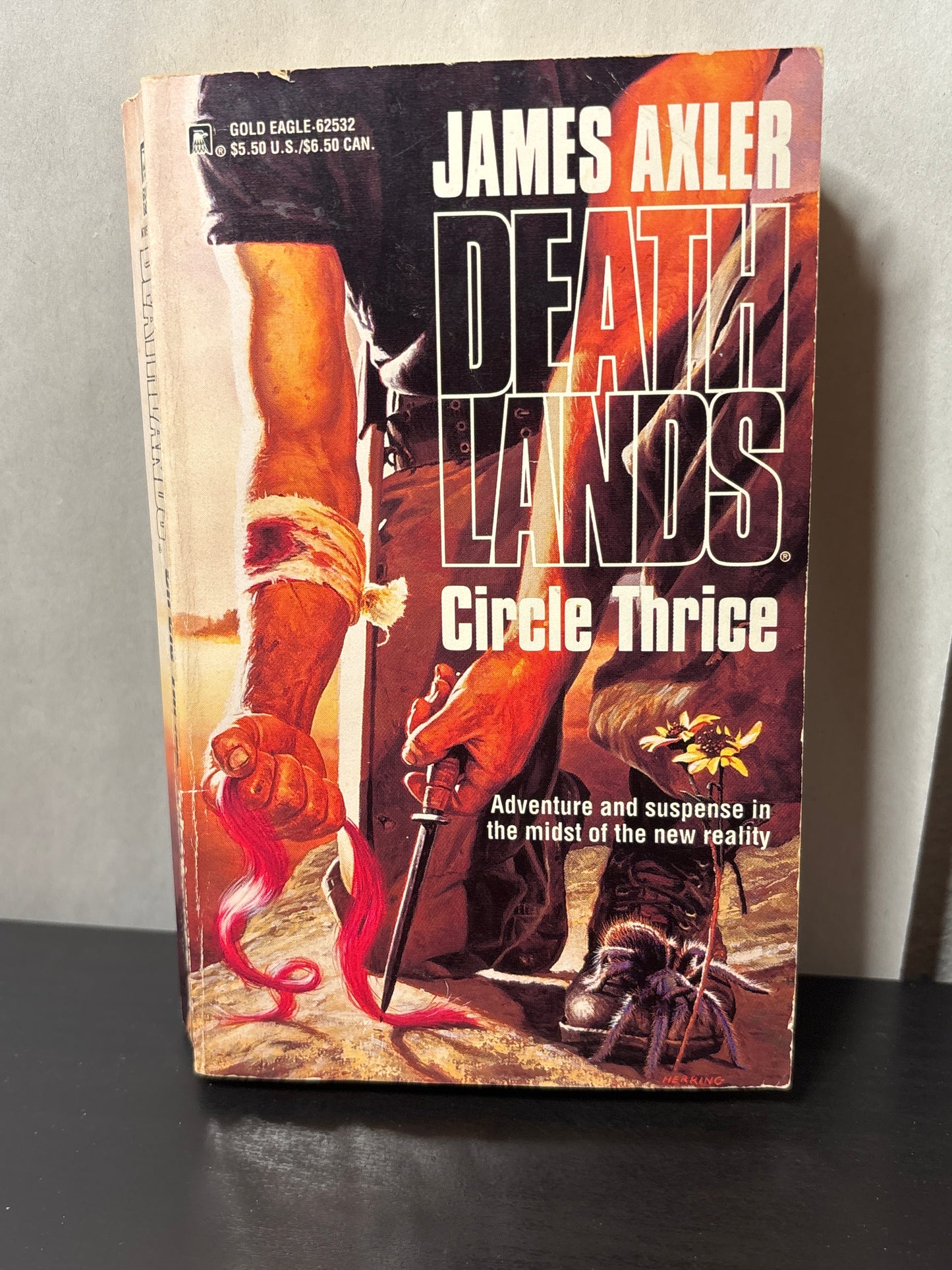 Circle Thrice by James Axler (Deathlands #32) | Vintage Science Fiction