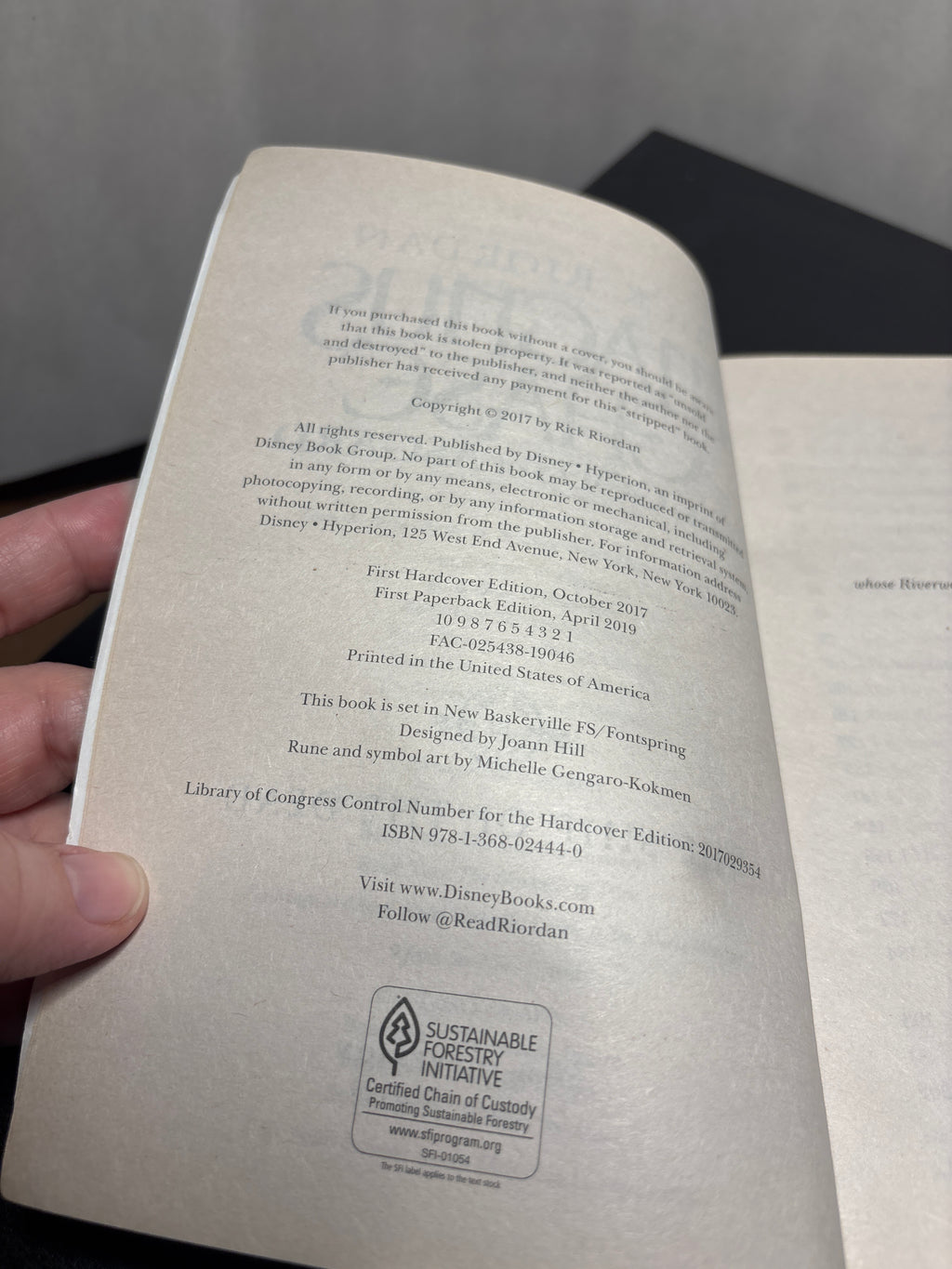 Magnus Chase and The Gods of Asgard by Rick Riordan