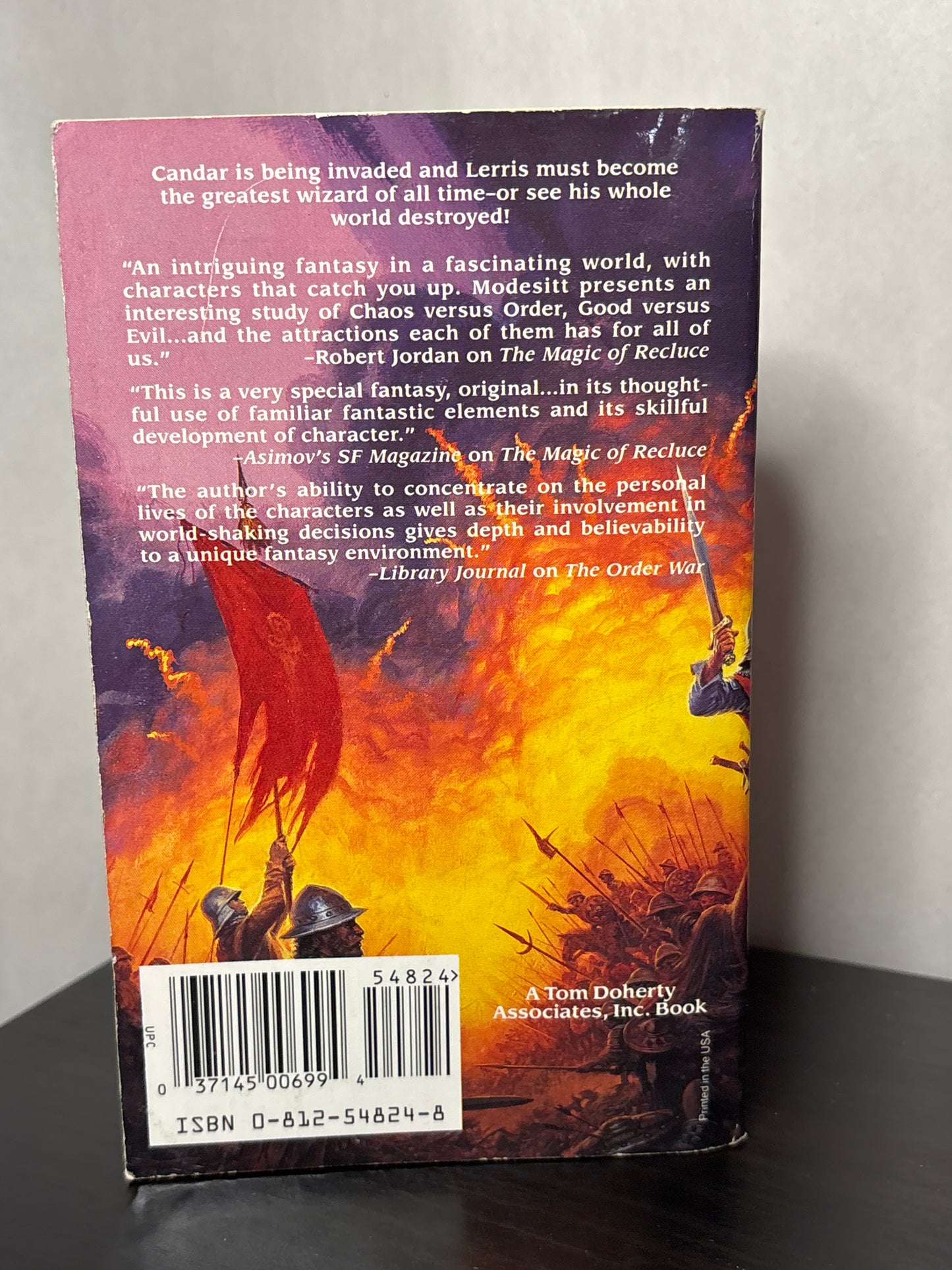 The Death of Chaos by L.E. Modesitt, Jr (The Saga of Recluce #5) |  Classic Epic Fantasy