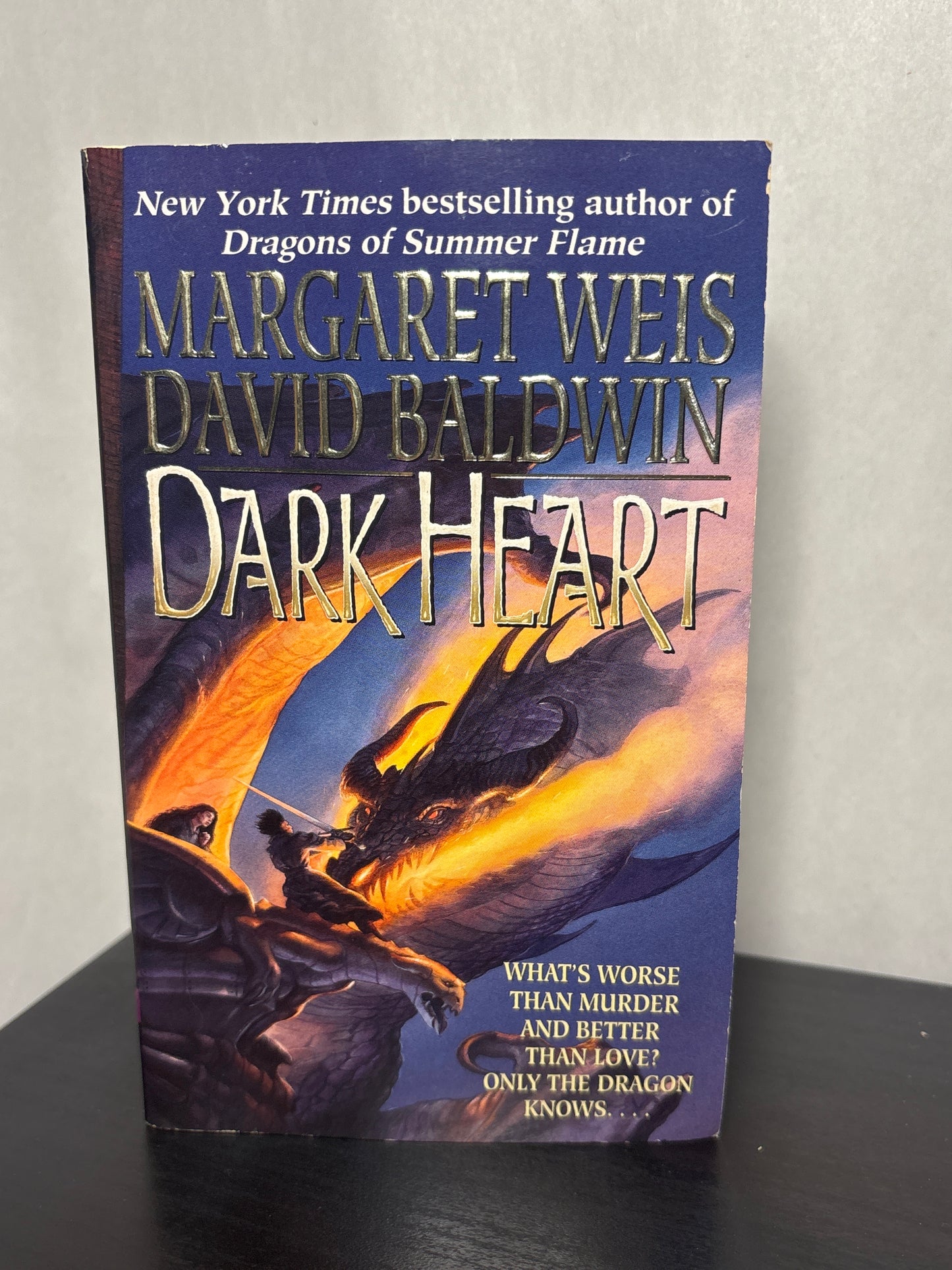 Dark Heart by Margaret Weis & David Baldwin (Dragon's Disciple #1) | Vintage Fantasy